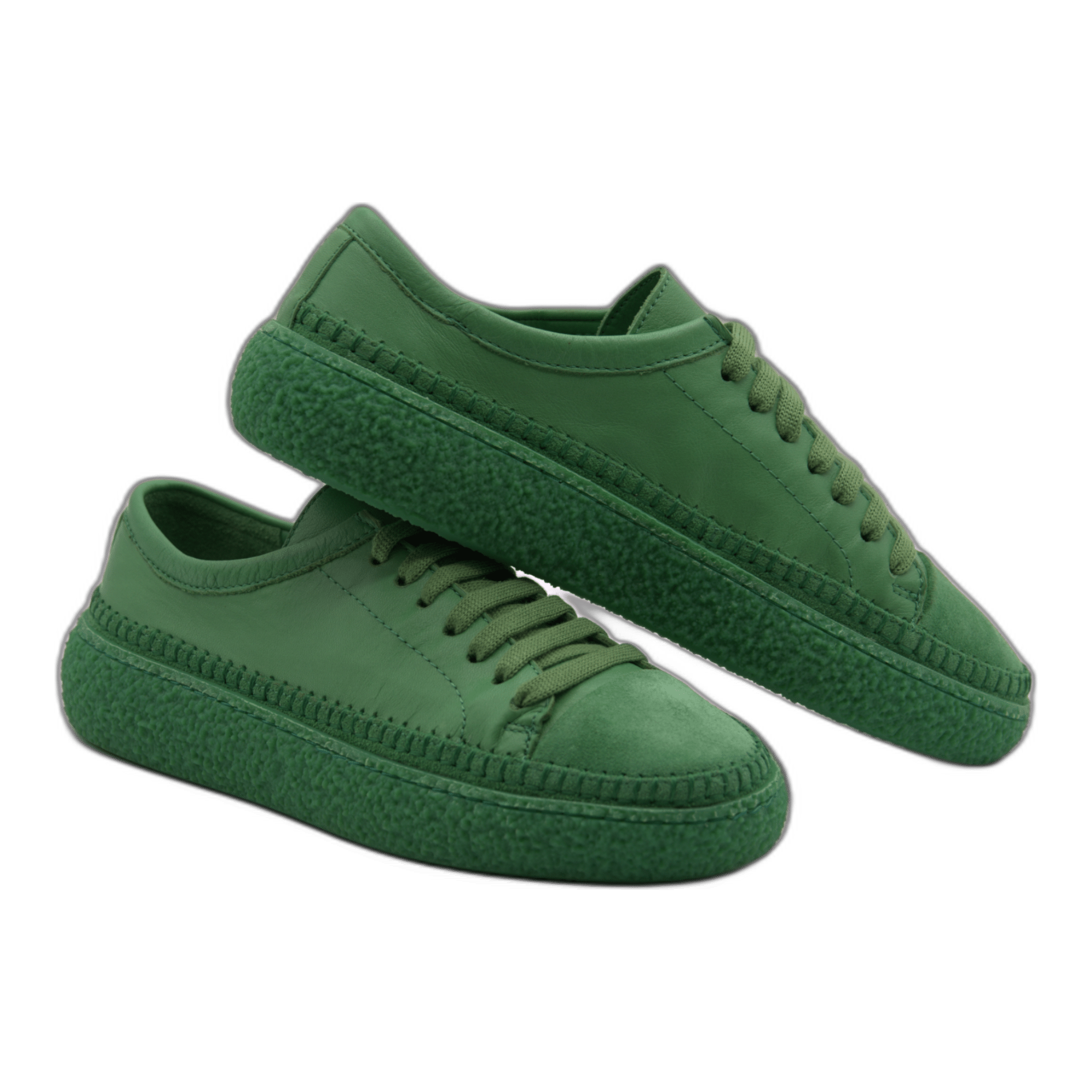 Women's Colorful Leather Sneakers - Great for the Office, Casual Days (Aimee Style) - Wear Sierra