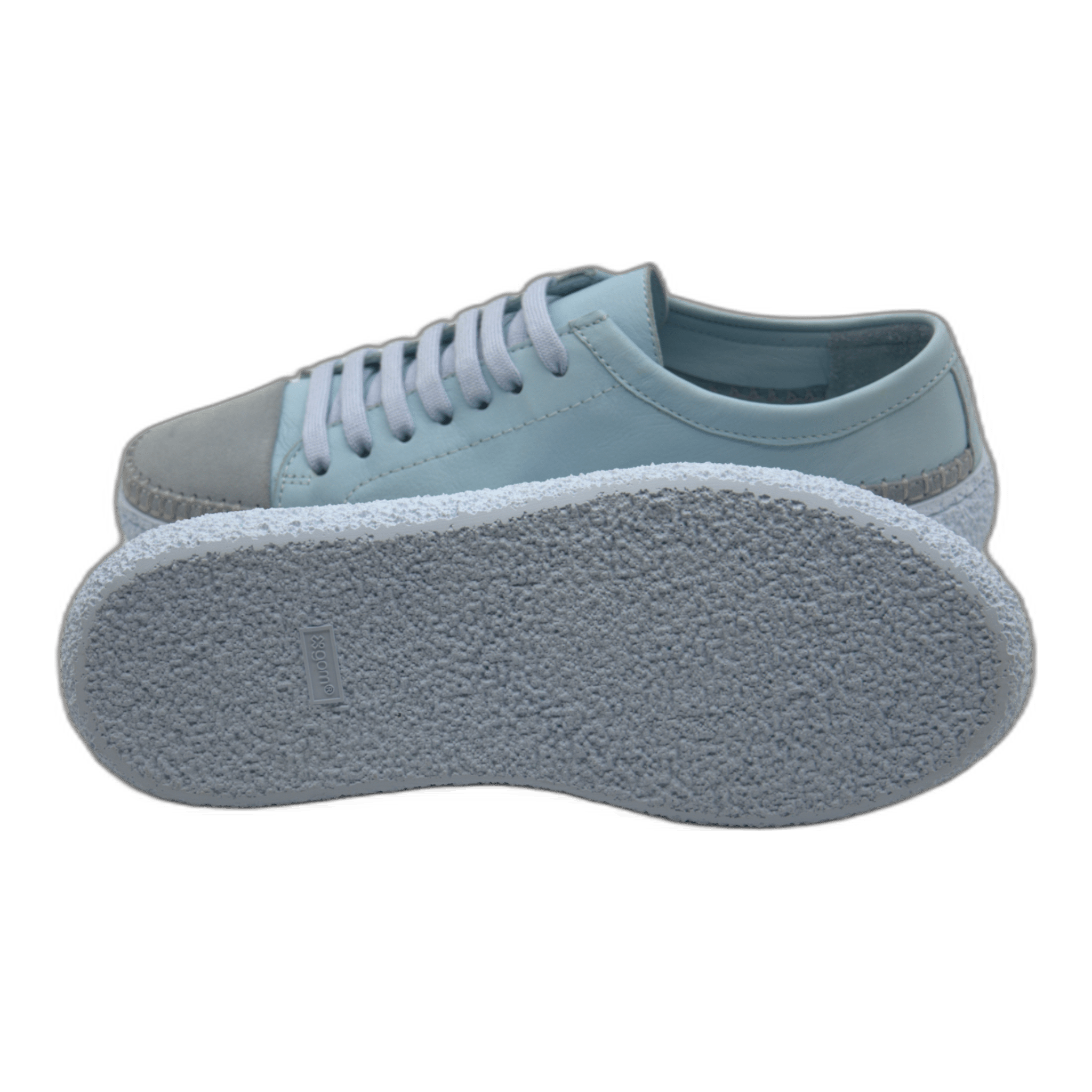 Women's Colorful Leather Sneakers - Great for the Office, Casual Days (Aimee Style) - Wear Sierra