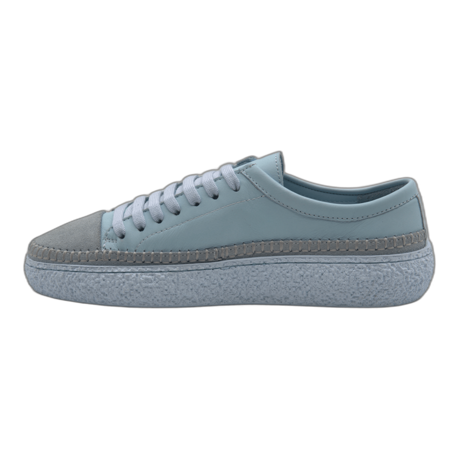 Women's Colorful Leather Sneakers - Great for the Office, Casual Days (Aimee Style) - Wear Sierra