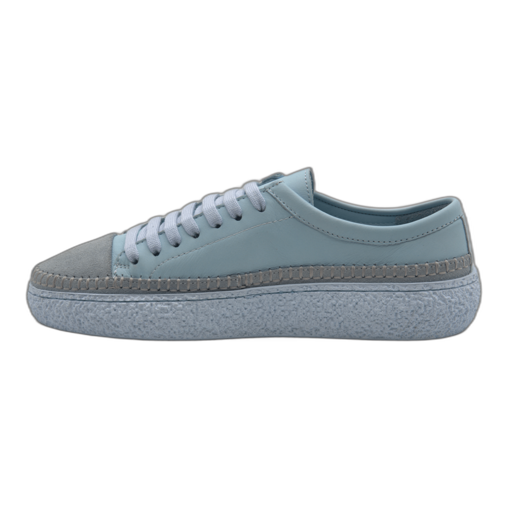Women's Colorful Leather Sneakers - Great for the Office, Casual Days (Aimee Style) - Wear Sierra