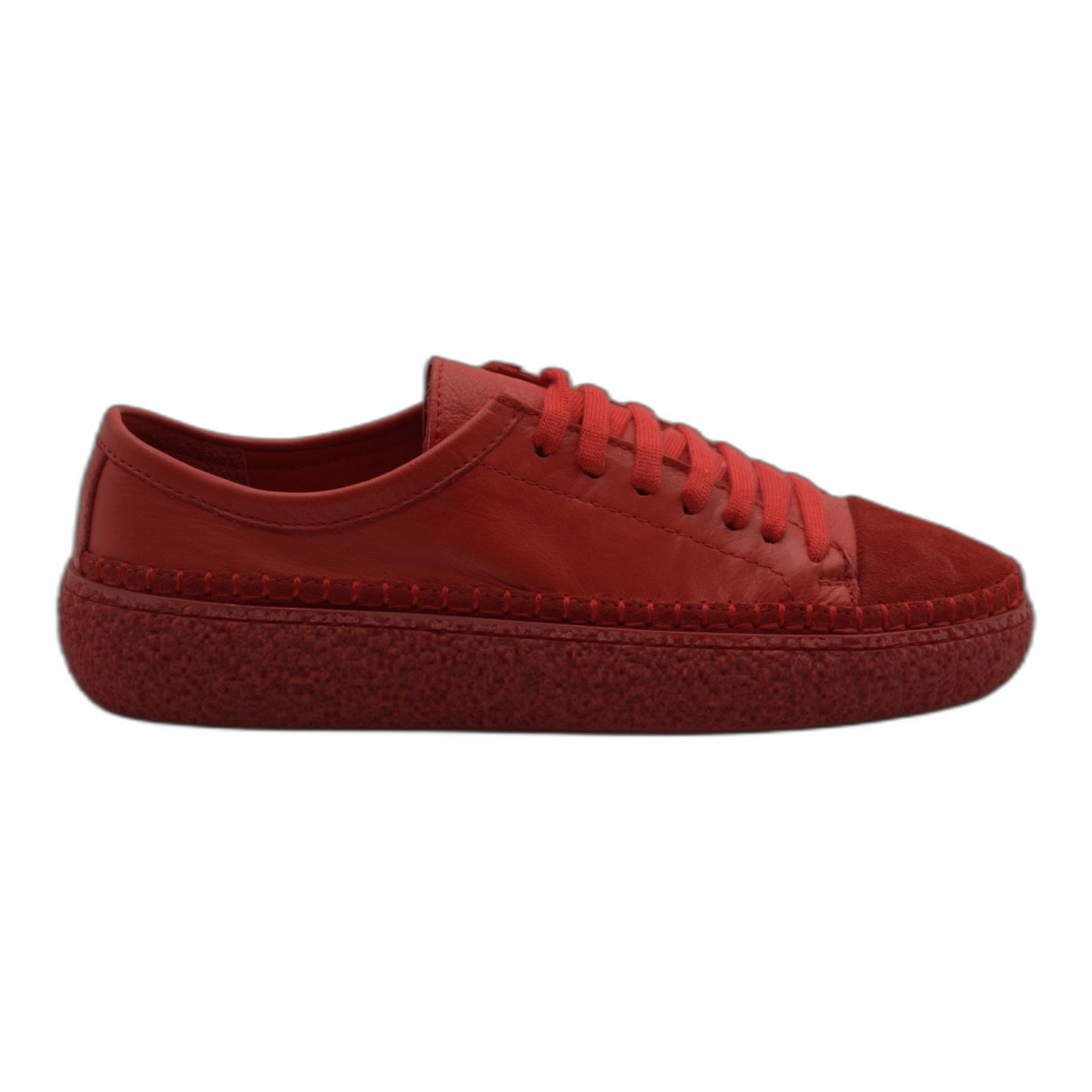 Women's Colorful Leather Sneakers - Great for the Office, Casual Days (Aimee Style) - Wear Sierra