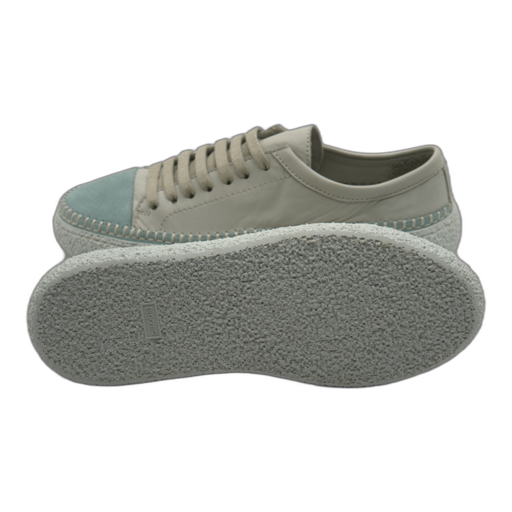 Women's Colorful Leather Sneakers - Great for the Office, Casual Days (Aimee Style) - Wear Sierra
