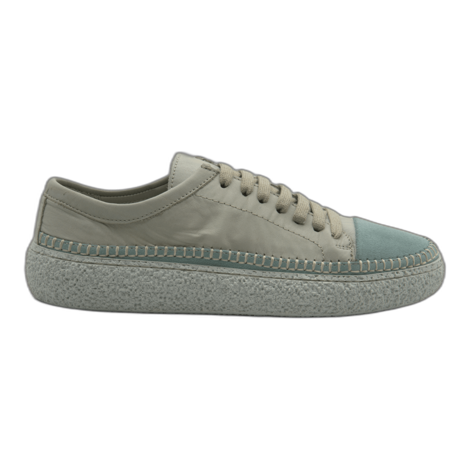 Women's Colorful Leather Sneakers - Great for the Office, Casual Days (Aimee Style) - Wear Sierra