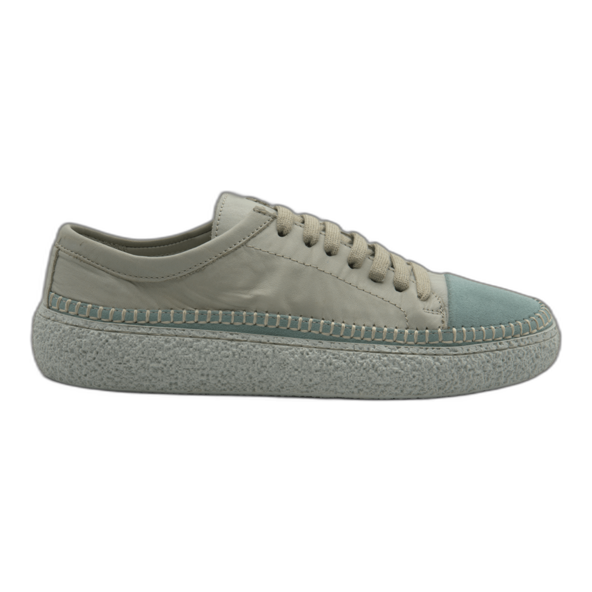 Women's Colorful Leather Sneakers - Great for the Office, Casual Days (Aimee Style) - Wear Sierra