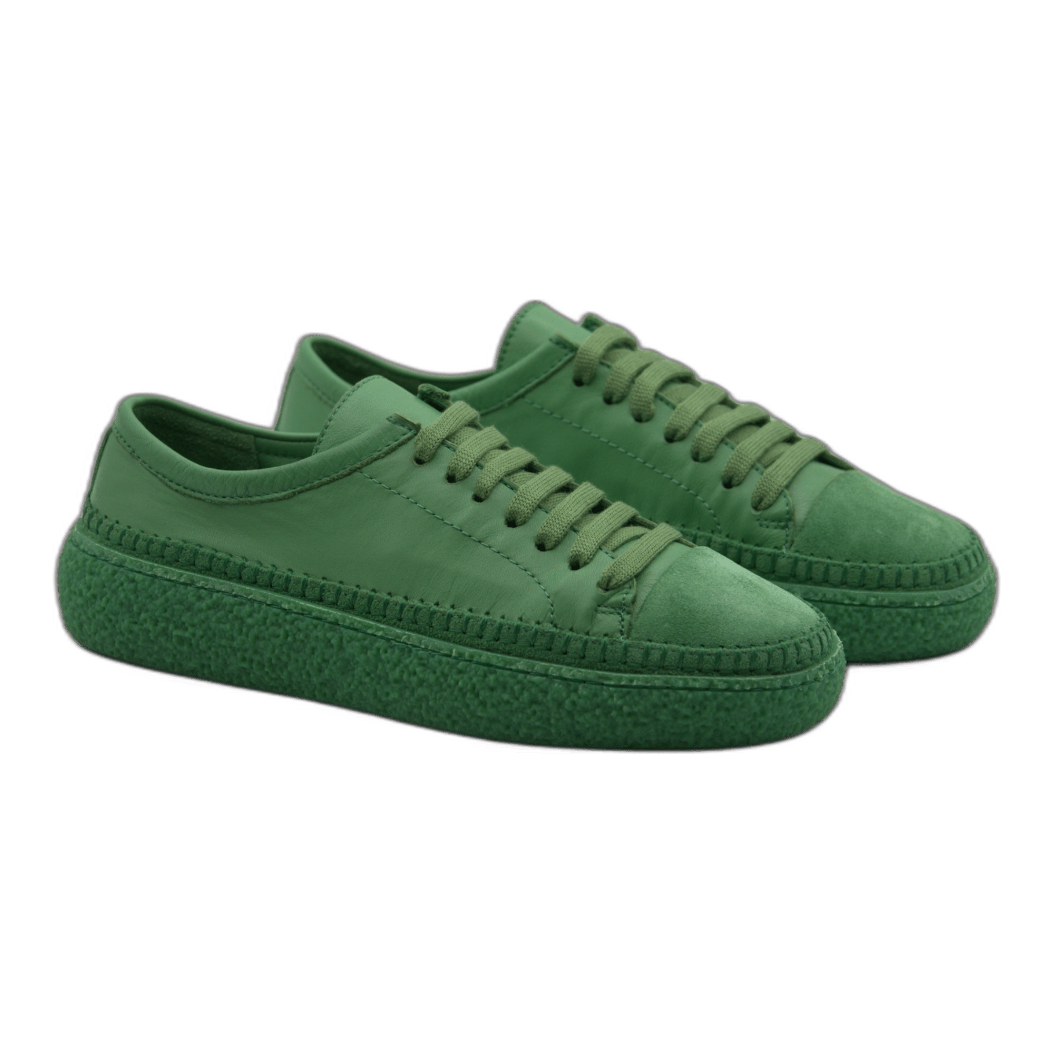 Women's Colorful Leather Sneakers - Great for the Office, Casual Days (Aimee Style) - Wear Sierra
