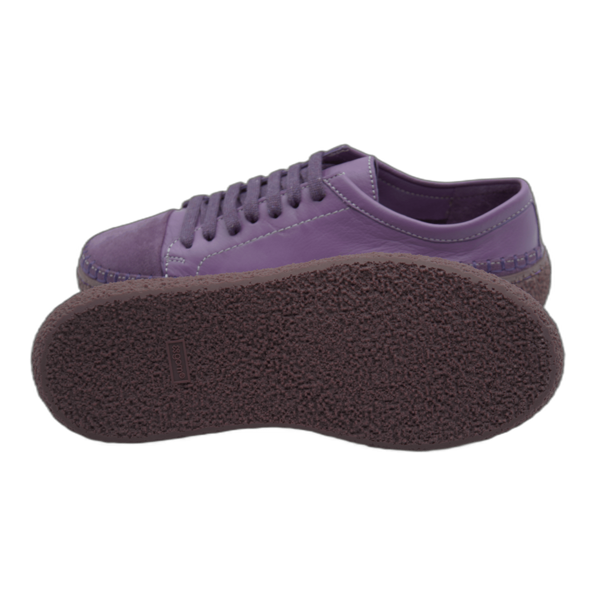 Women's Colorful Leather Sneakers - Great for the Office, Casual Days (Aimee Style) - Wear Sierra