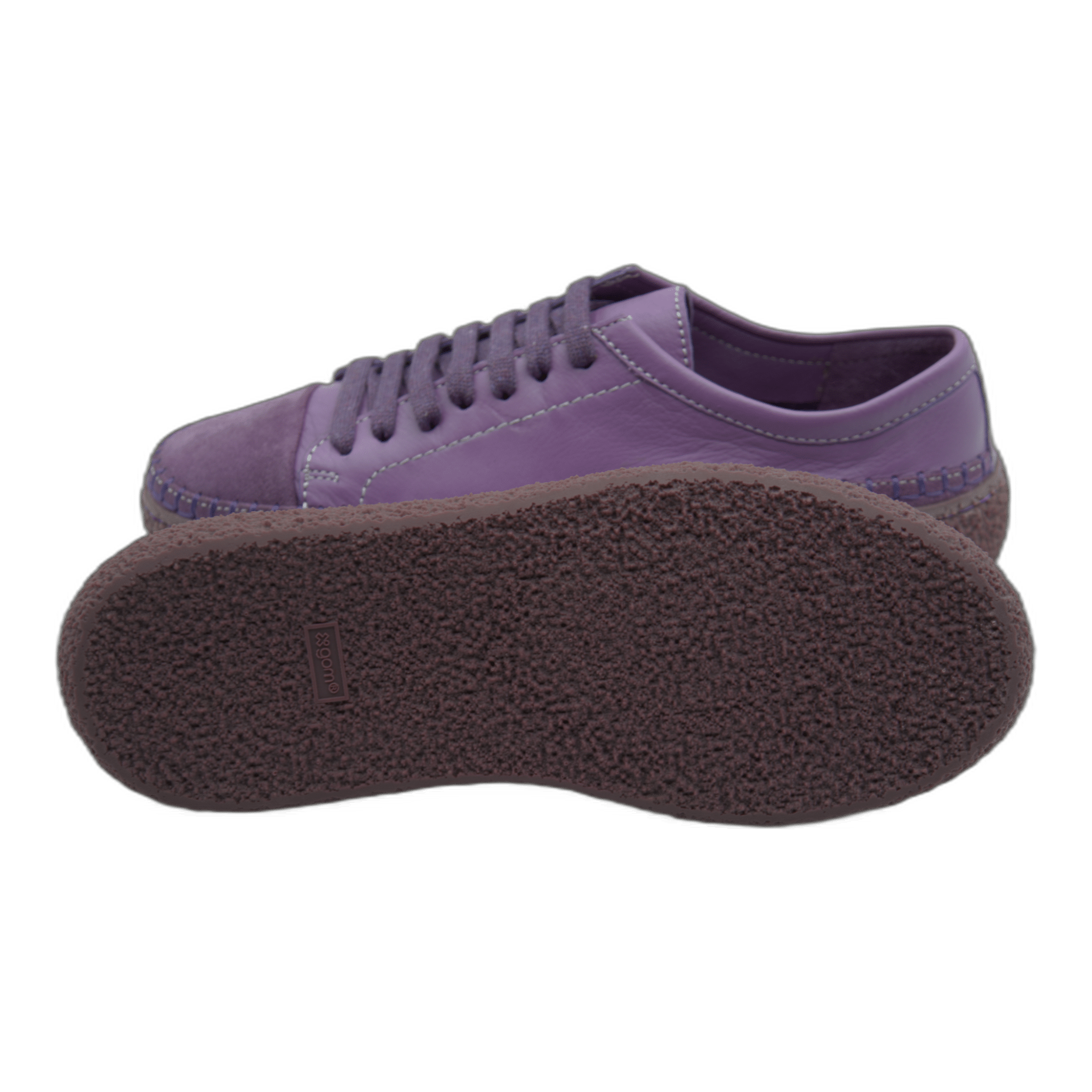 Women's Colorful Leather Sneakers - Great for the Office, Casual Days (Aimee Style) - Wear Sierra