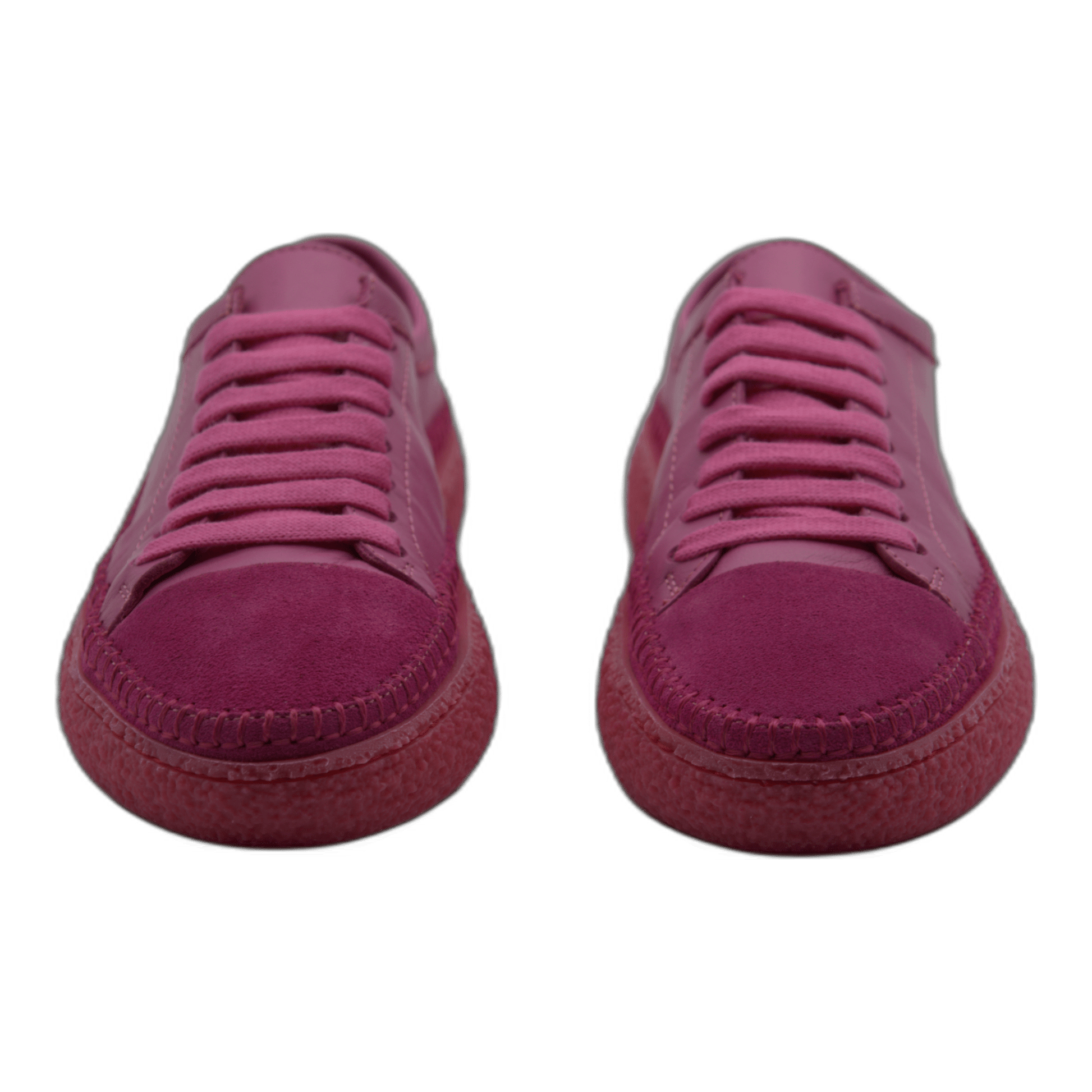 Women's Colorful Leather Sneakers - Great for the Office, Casual Days (Aimee Style) - Wear Sierra