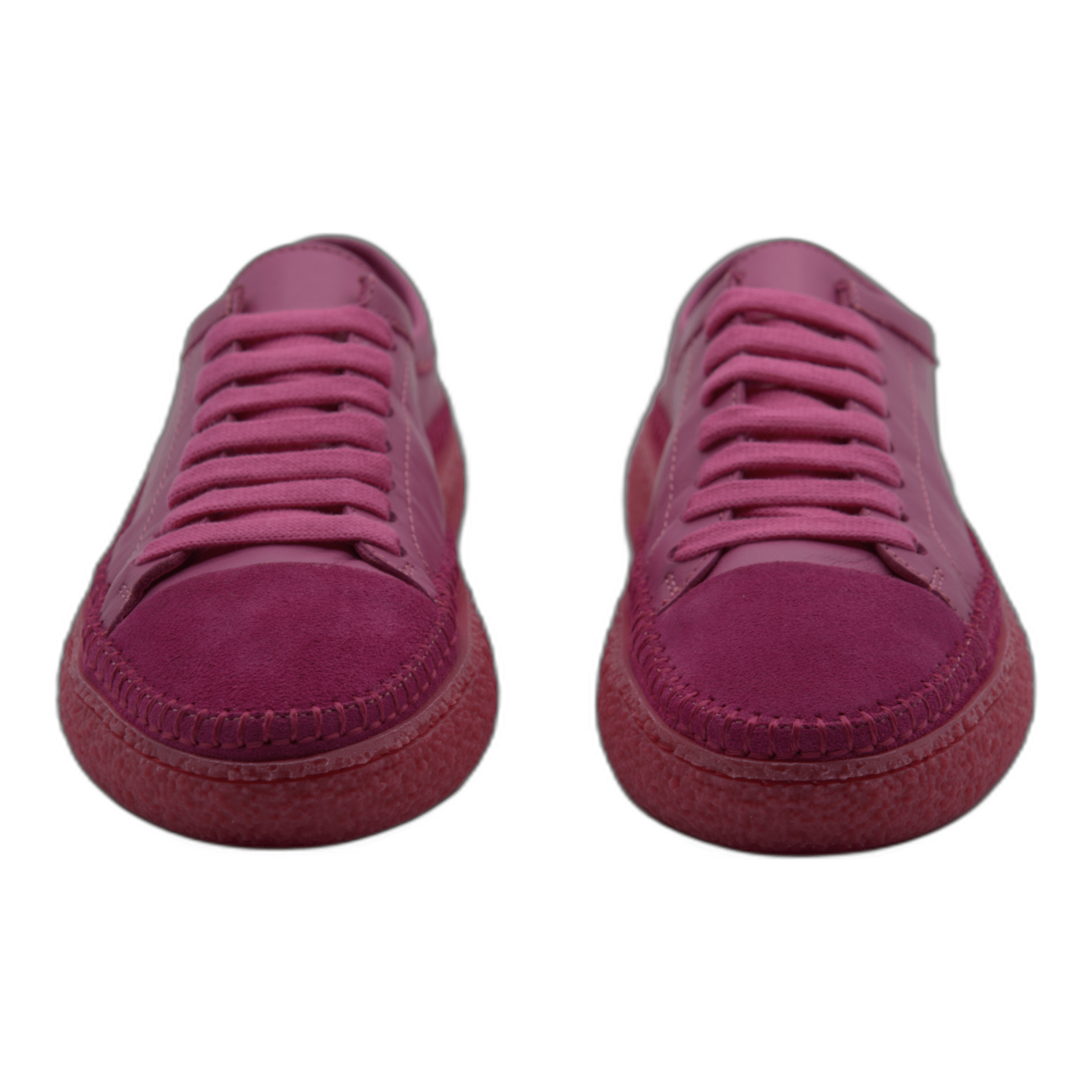 Women's Colorful Leather Sneakers - Great for the Office, Casual Days (Aimee Style) - Wear Sierra