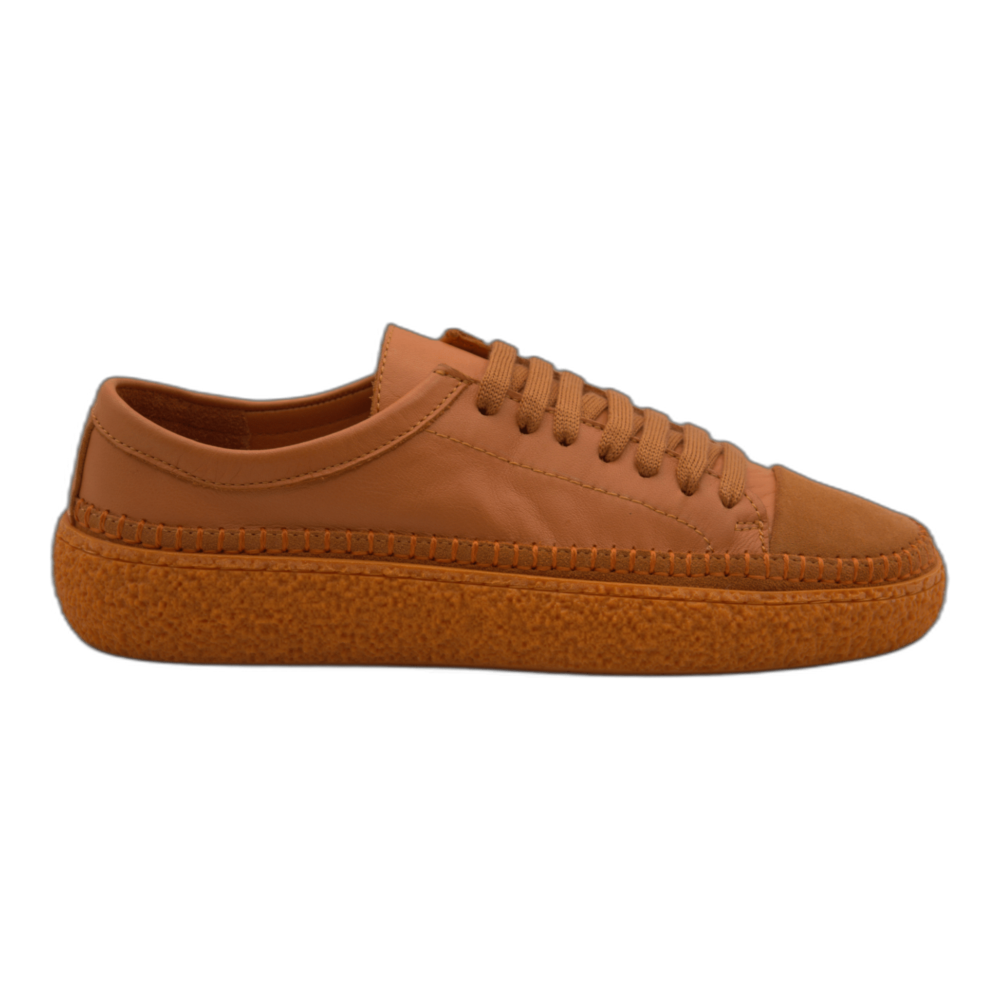 Women's Colorful Leather Sneakers - Great for the Office, Casual Days (Aimee Style) - Wear Sierra