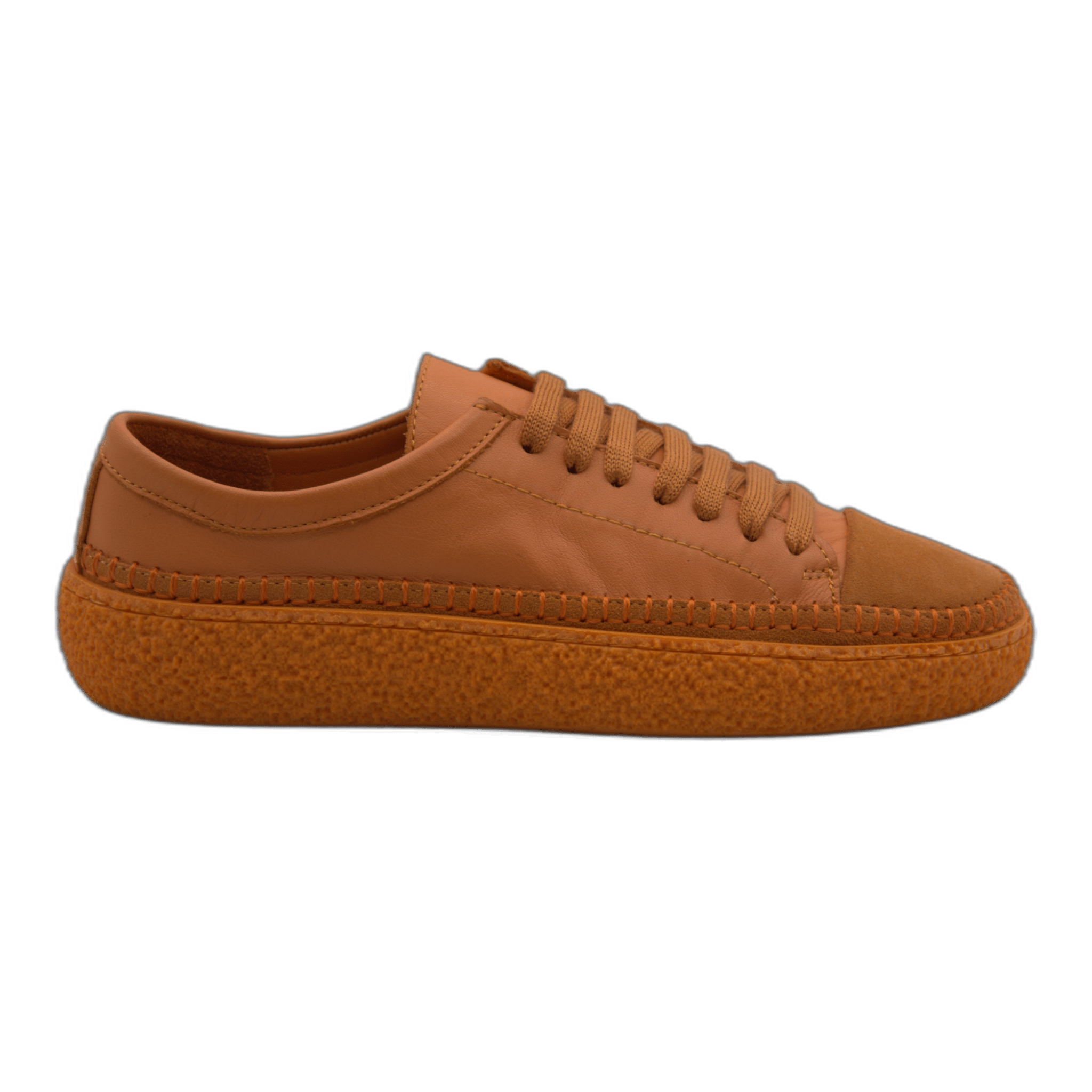 Women's Colorful Leather Sneakers - Great for the Office, Casual Days (Aimee Style) - Wear Sierra