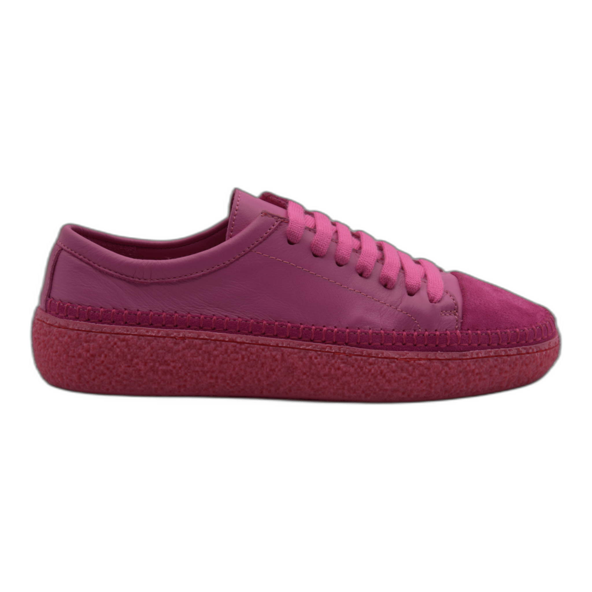 Women's Colorful Leather Sneakers - Great for the Office, Casual Days (Aimee Style) - Wear Sierra