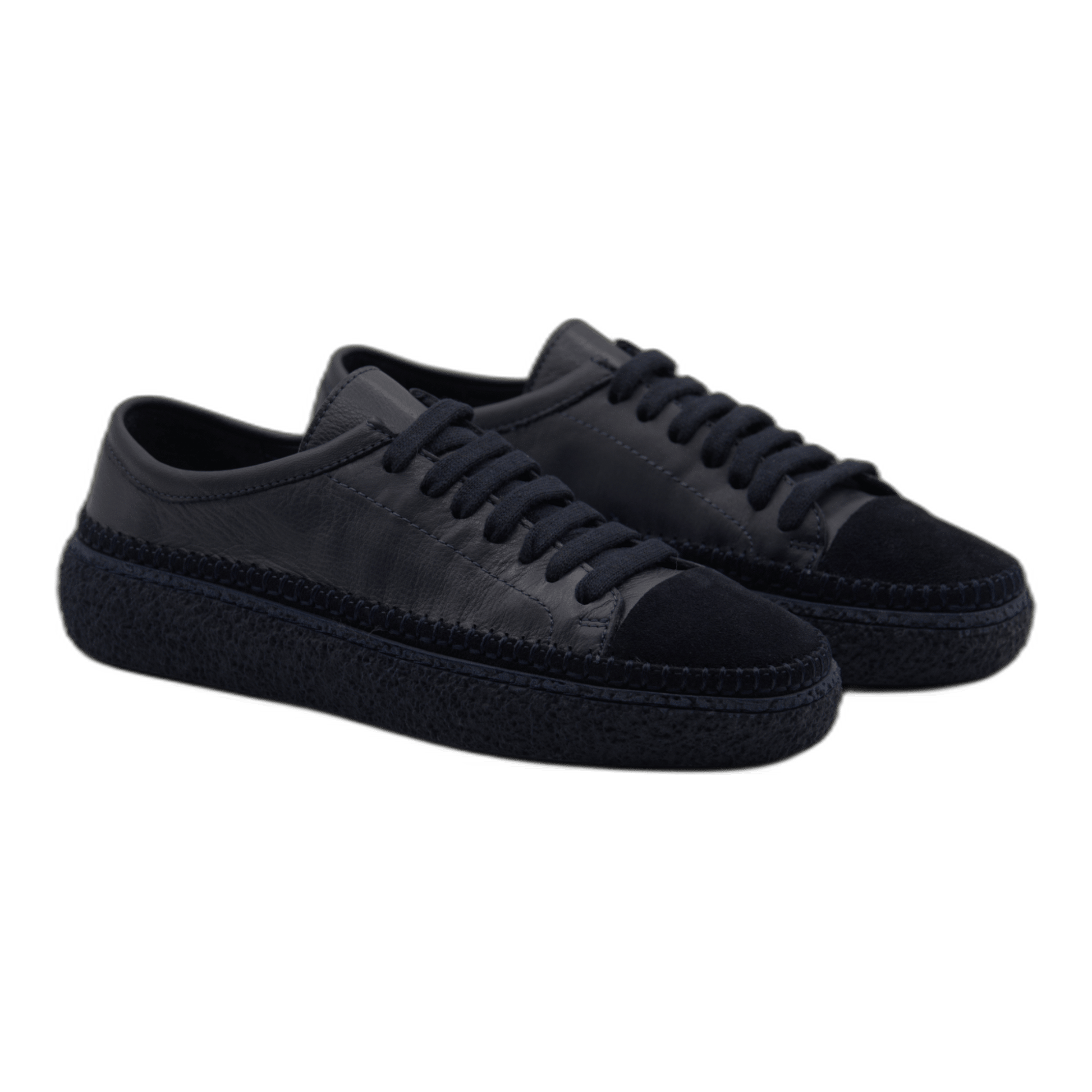 Women's Colorful Leather Sneakers - Great for the Office, Casual Days (Aimee Style) - Wear Sierra