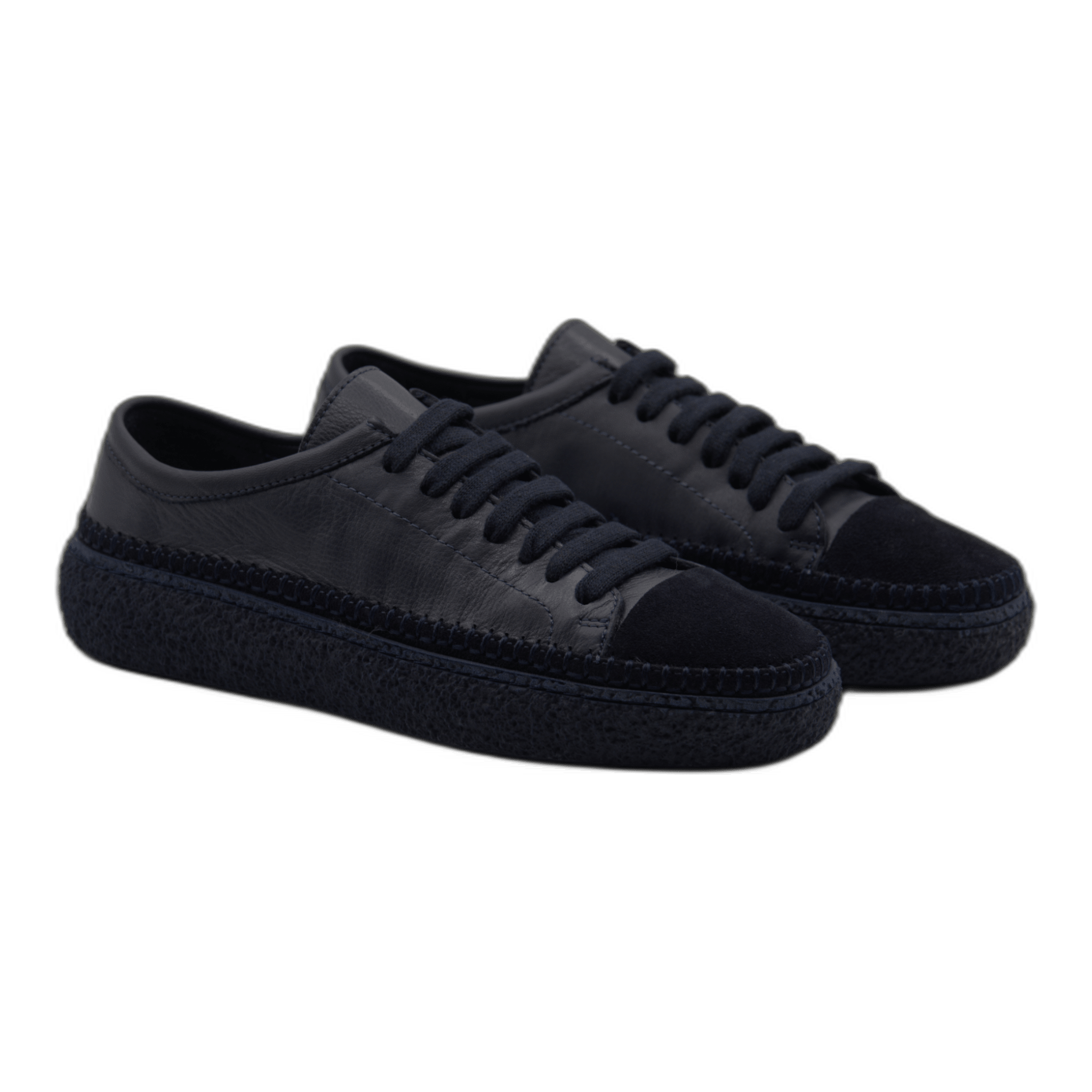 Women's Colorful Leather Sneakers - Great for the Office, Casual Days (Aimee Style) - Wear Sierra