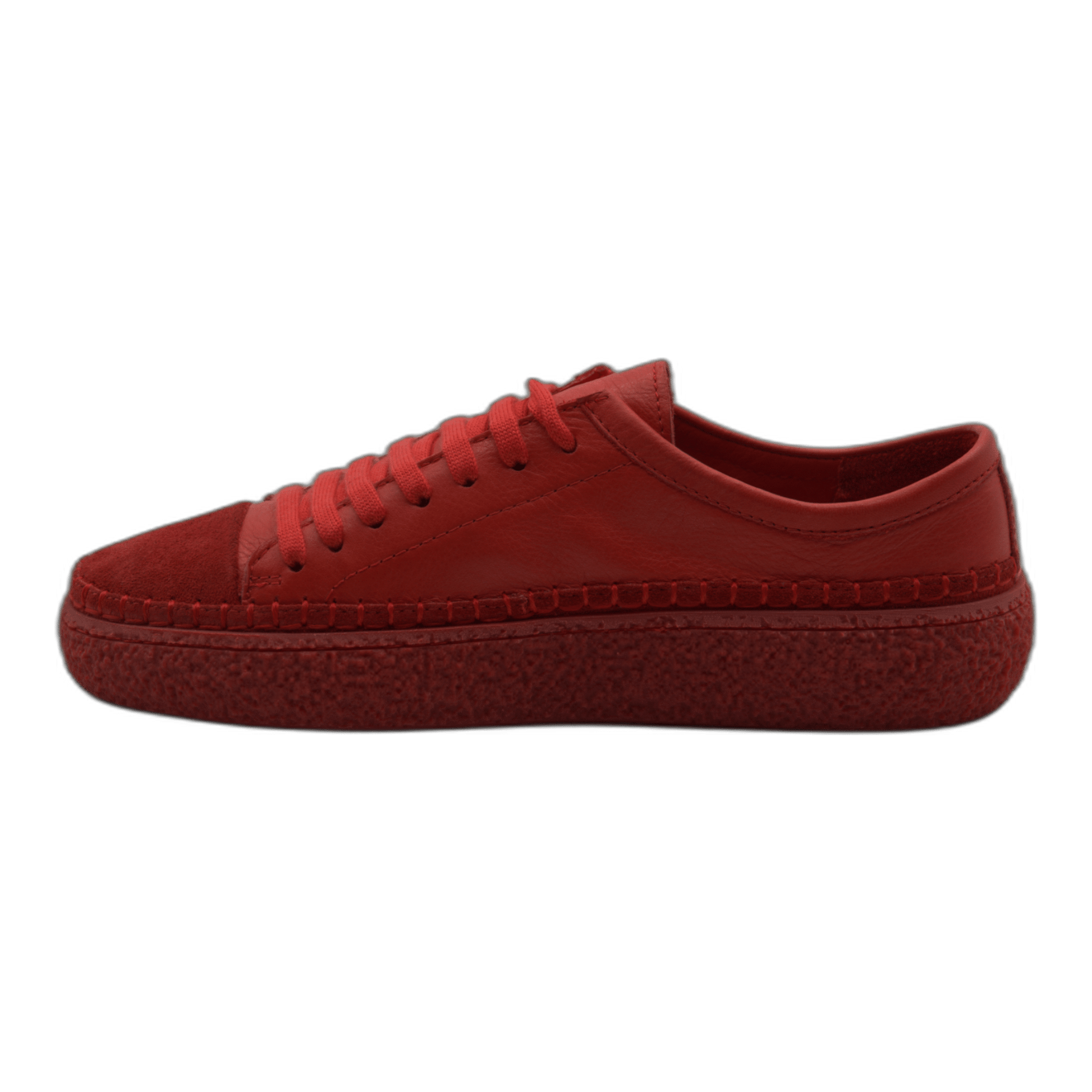 Women's Colorful Leather Sneakers - Great for the Office, Casual Days (Aimee Style) - Wear Sierra