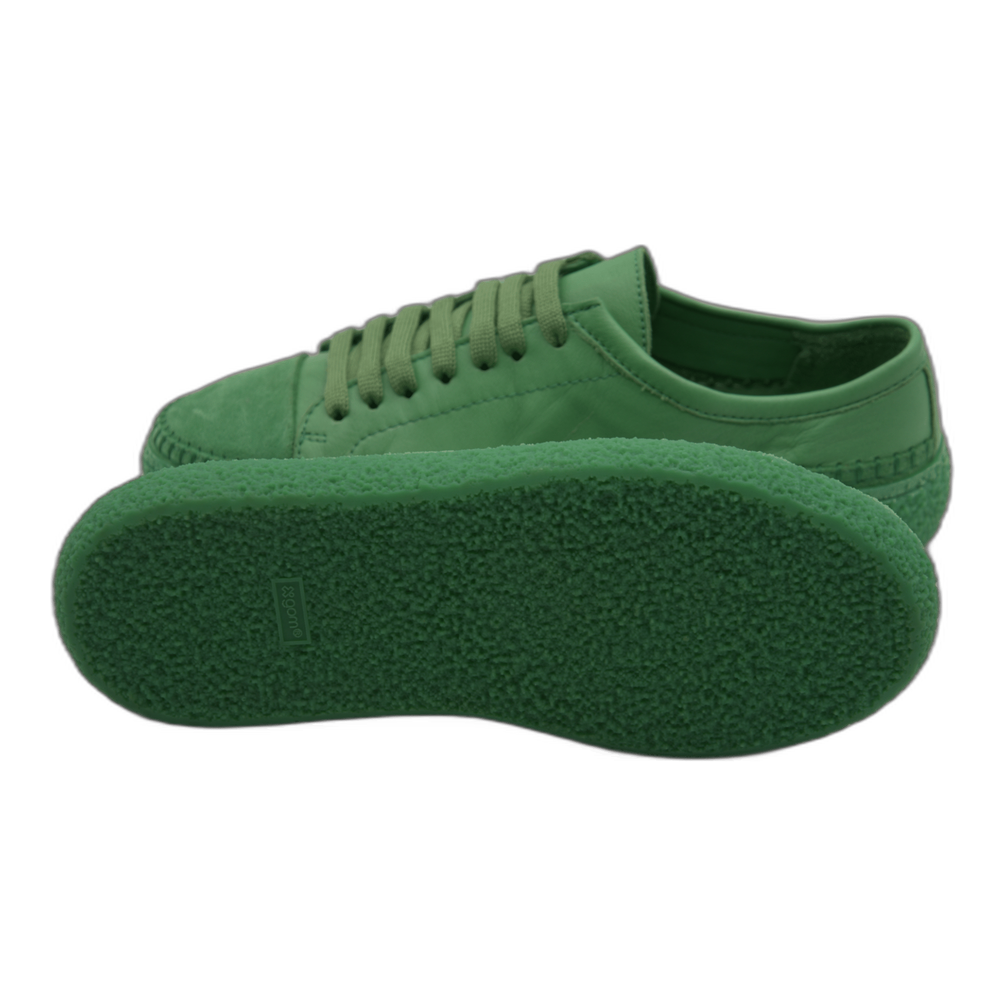 Women's Colorful Leather Sneakers - Great for the Office, Casual Days (Aimee Style) - Wear Sierra
