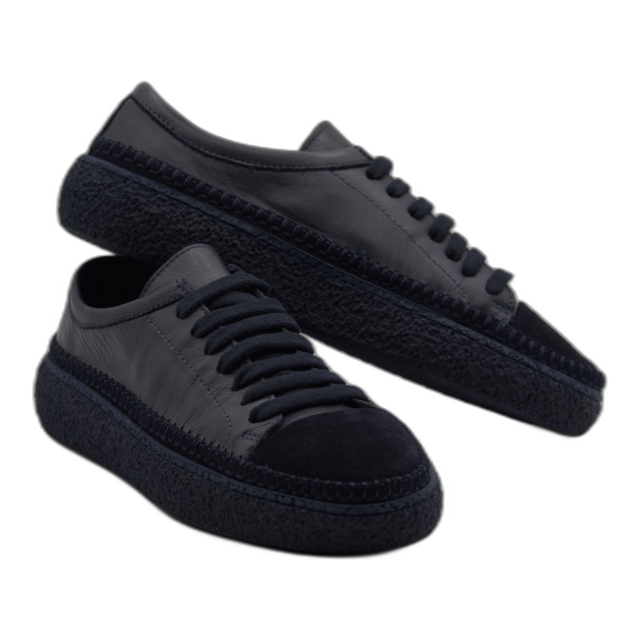 Women's Colorful Leather Sneakers - Great for the Office, Casual Days (Aimee Style) - Wear Sierra