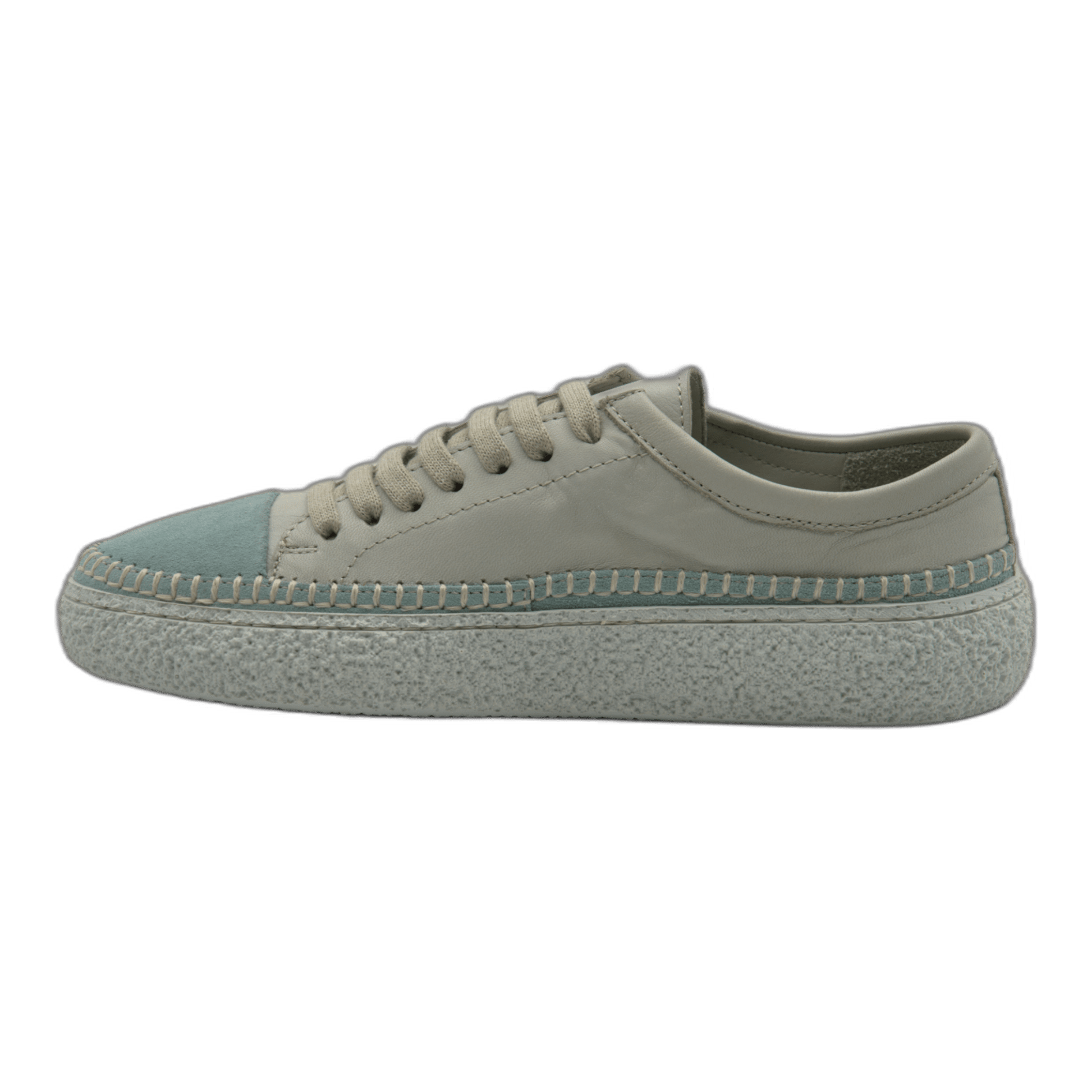 Women's Colorful Leather Sneakers - Great for the Office, Casual Days (Aimee Style) - Wear Sierra