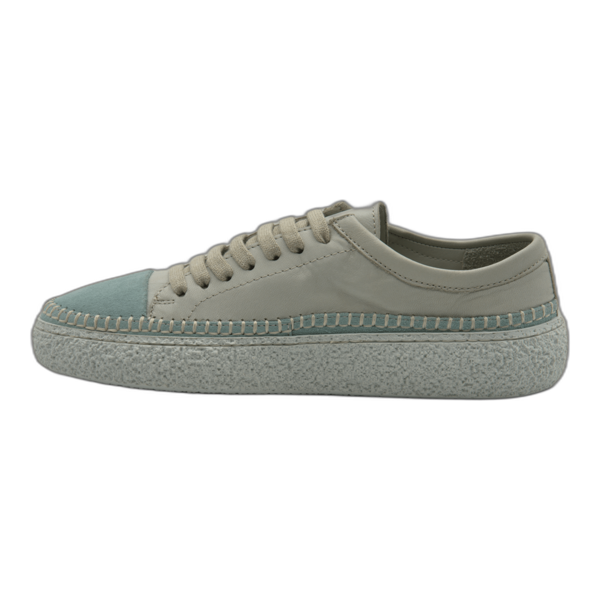 Women's Colorful Leather Sneakers - Great for the Office, Casual Days (Aimee Style) - Wear Sierra