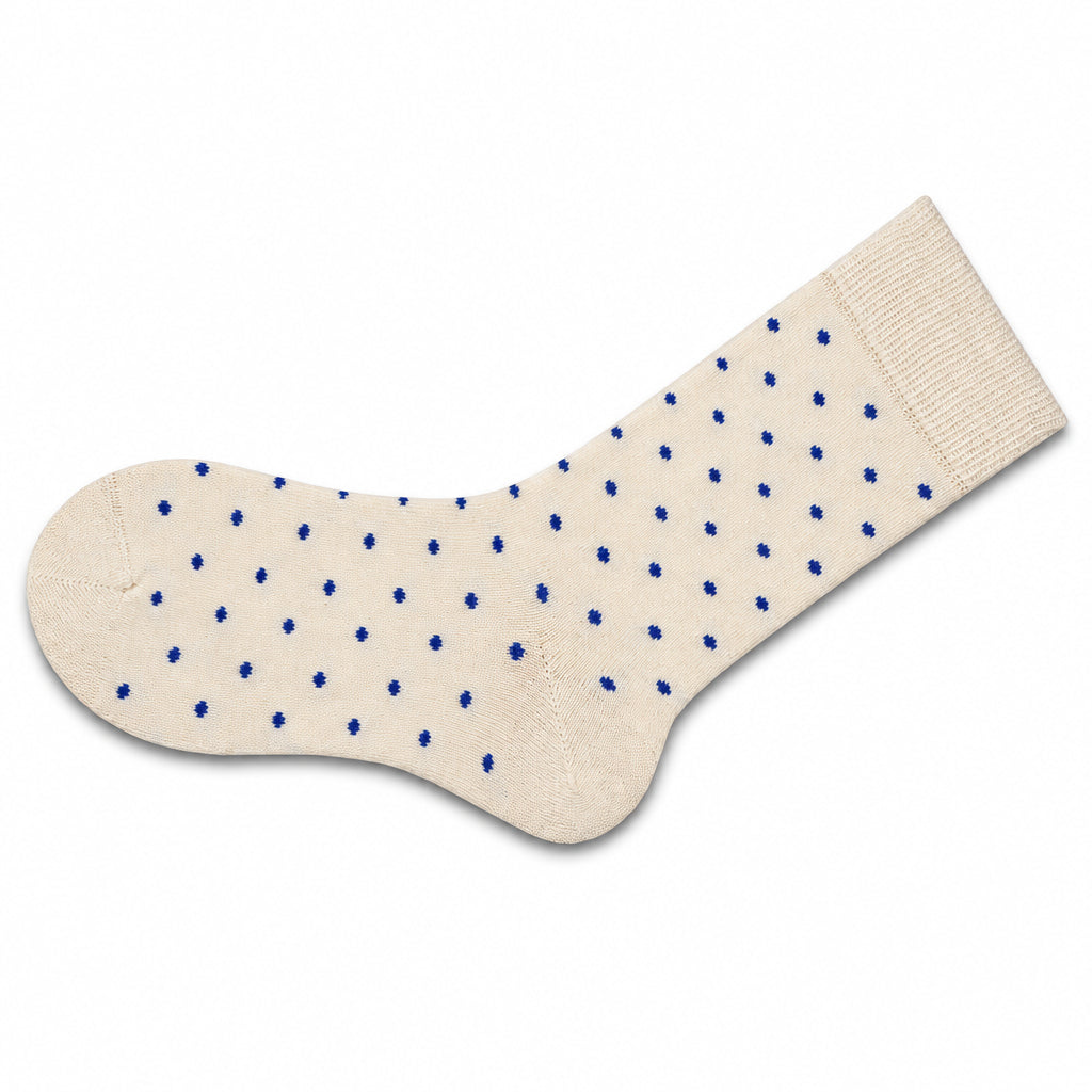Women's Combed Cotton Crew Socks, Colorful Pin Dot Casual Women's 3 Pair Packs - Wear Sierra