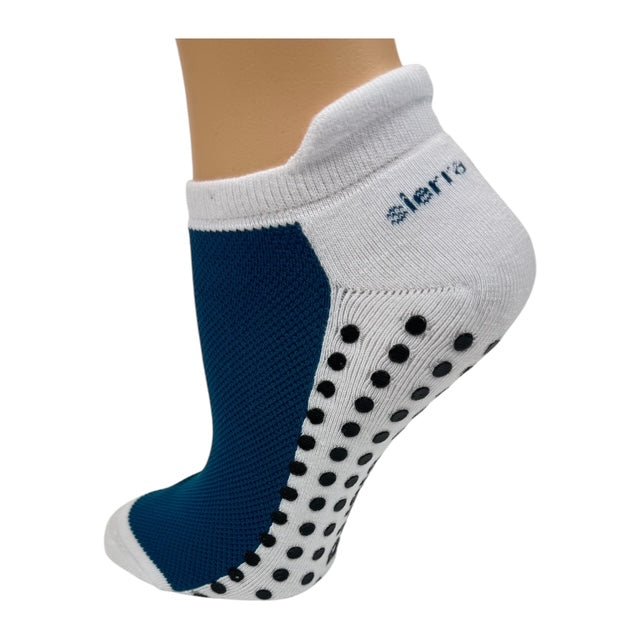 Women's Cotton Anklet-Hi Socks with Non-Skid Gripper Soles, Socks for Yoga & Lounging - Wear Sierra