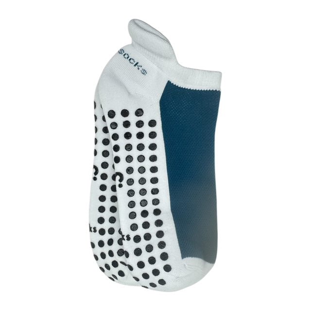 Women's Cotton Anklet-Hi Socks with Non-Skid Gripper Soles, Socks for Yoga & Lounging - Wear Sierra