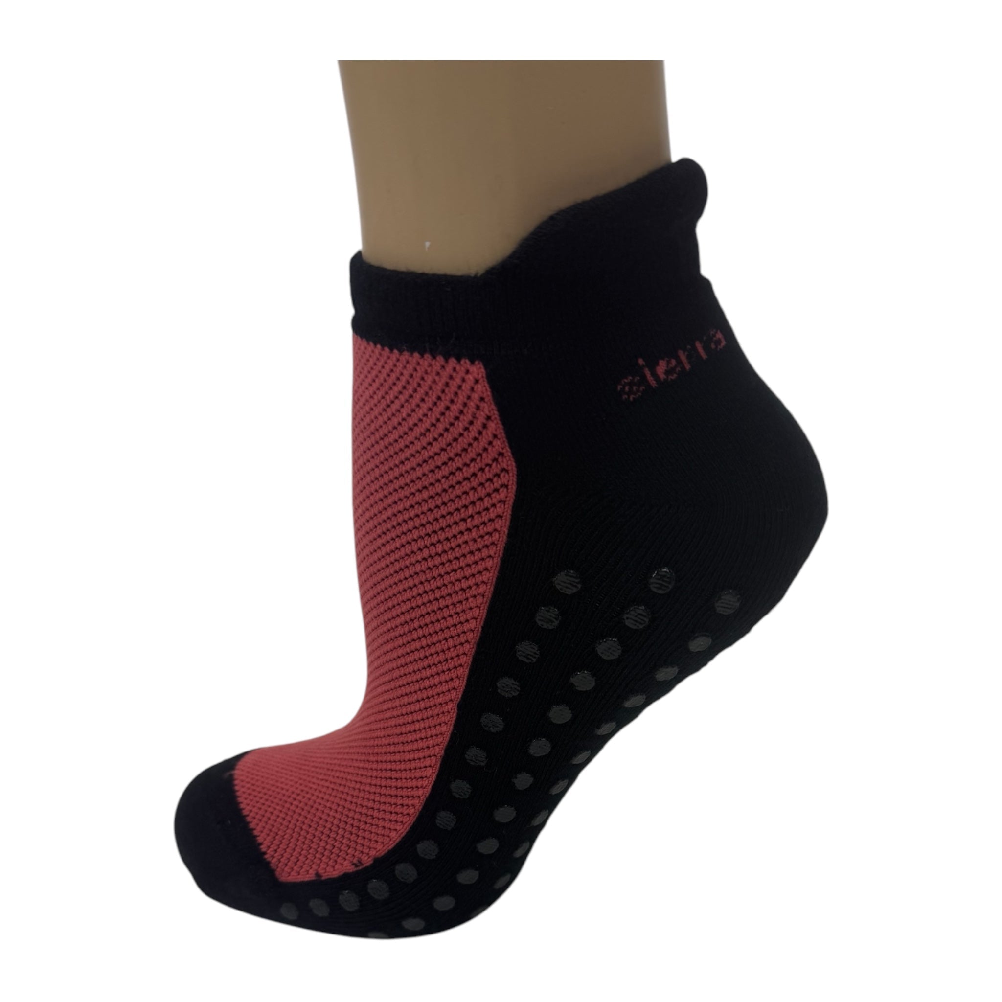 Women's Cotton Anklet-Hi Socks with Non-Skid Gripper Soles, Socks for Yoga & Lounging - Wear Sierra