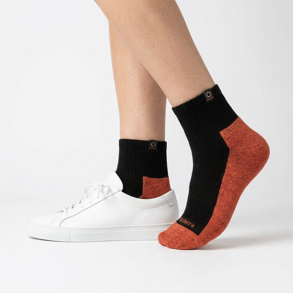 Women's Cushioned Cotton Athletic Socks with Seamless Toe