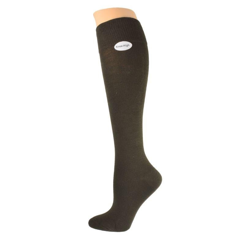 Women's Knee High Socks, Women's Classic Flat Knit Rayon Knee Hi Socks, 2 Pair Pack - Wear Sierra
