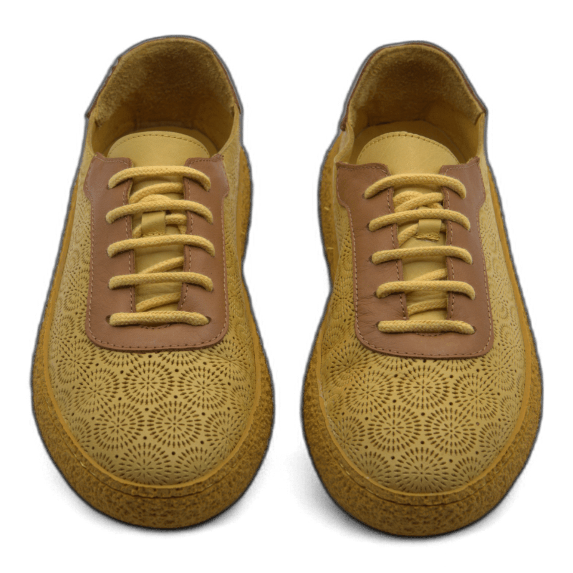 Women's Lace-Up Slip On Leather Sneakers (Colette Style) - Wear Sierra