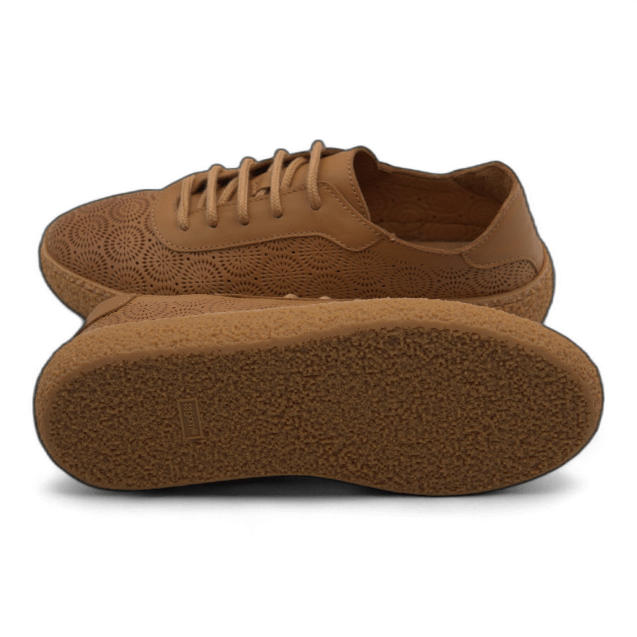 Women's Lace-Up Slip On Leather Sneakers (Colette Style) - Wear Sierra