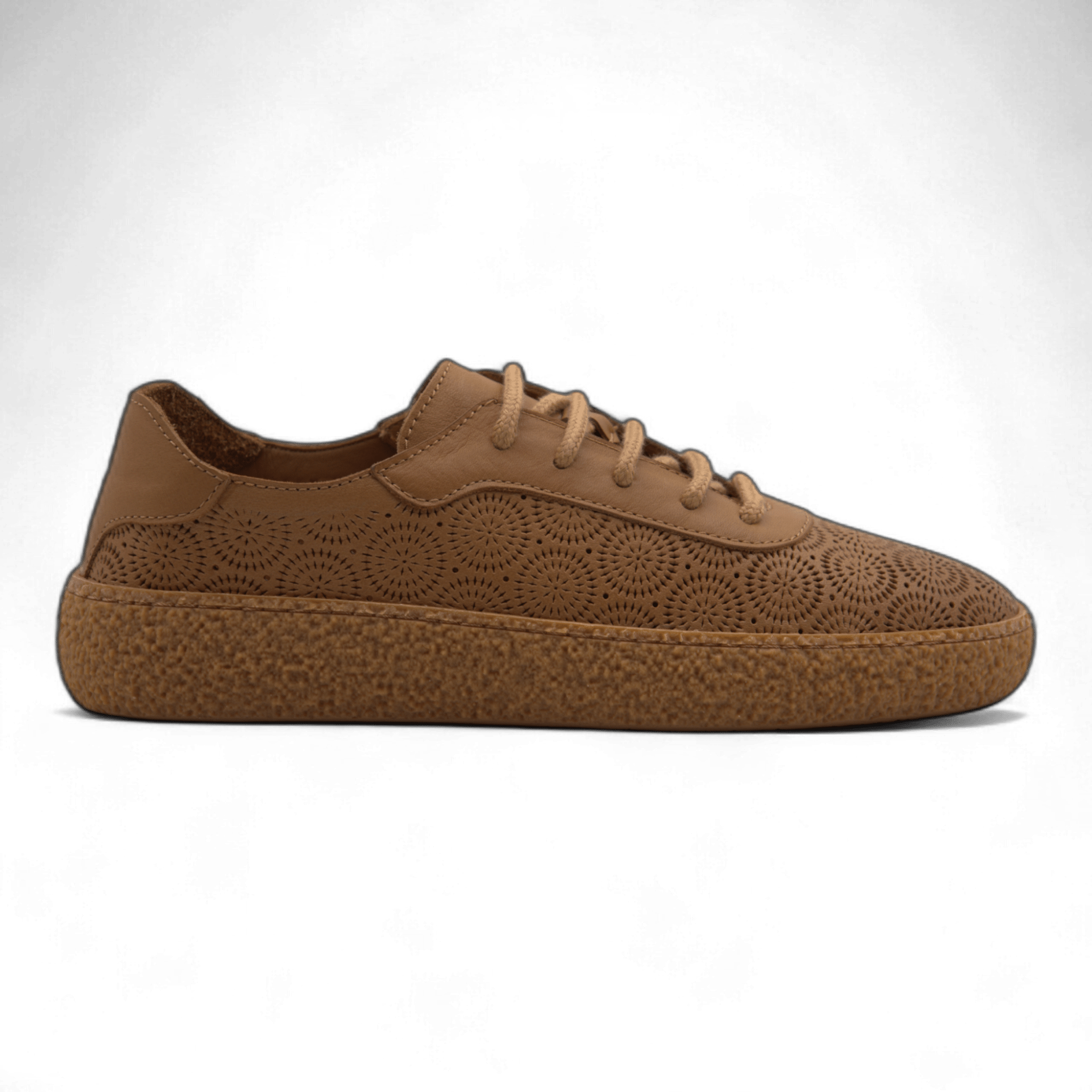 Women's Lace-Up Slip On Leather Sneakers (Colette Style) - Wear Sierra