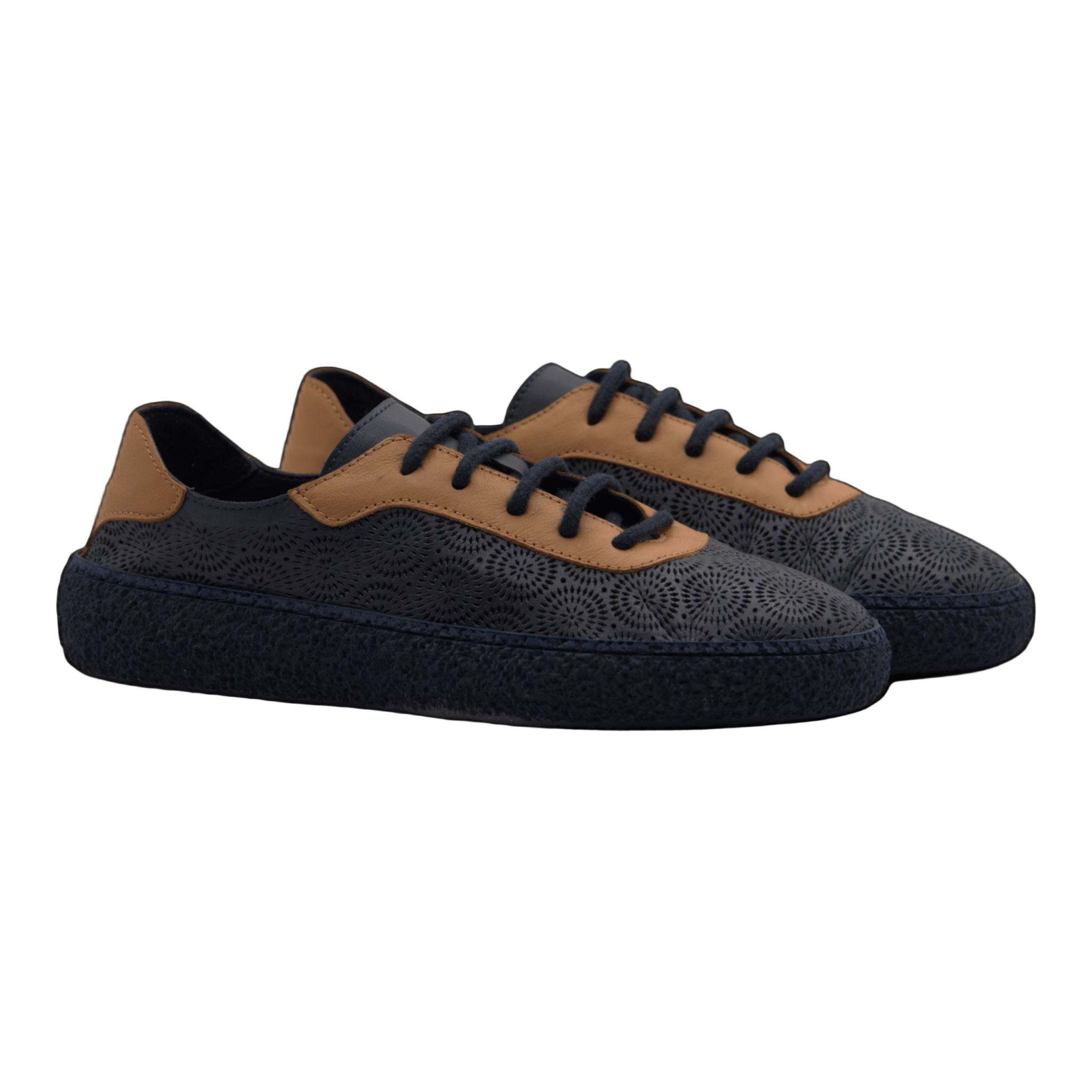 Women's Lace-Up Slip On Leather Sneakers (Colette Style) - Wear Sierra