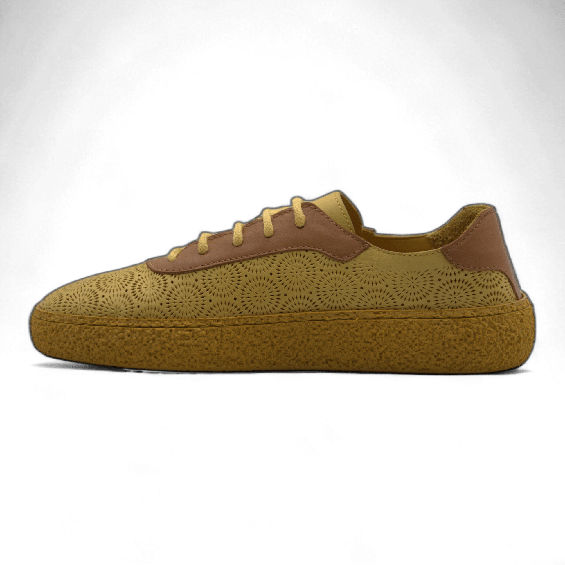 Women's Lace-Up Slip On Leather Sneakers (Colette Style) - Wear Sierra