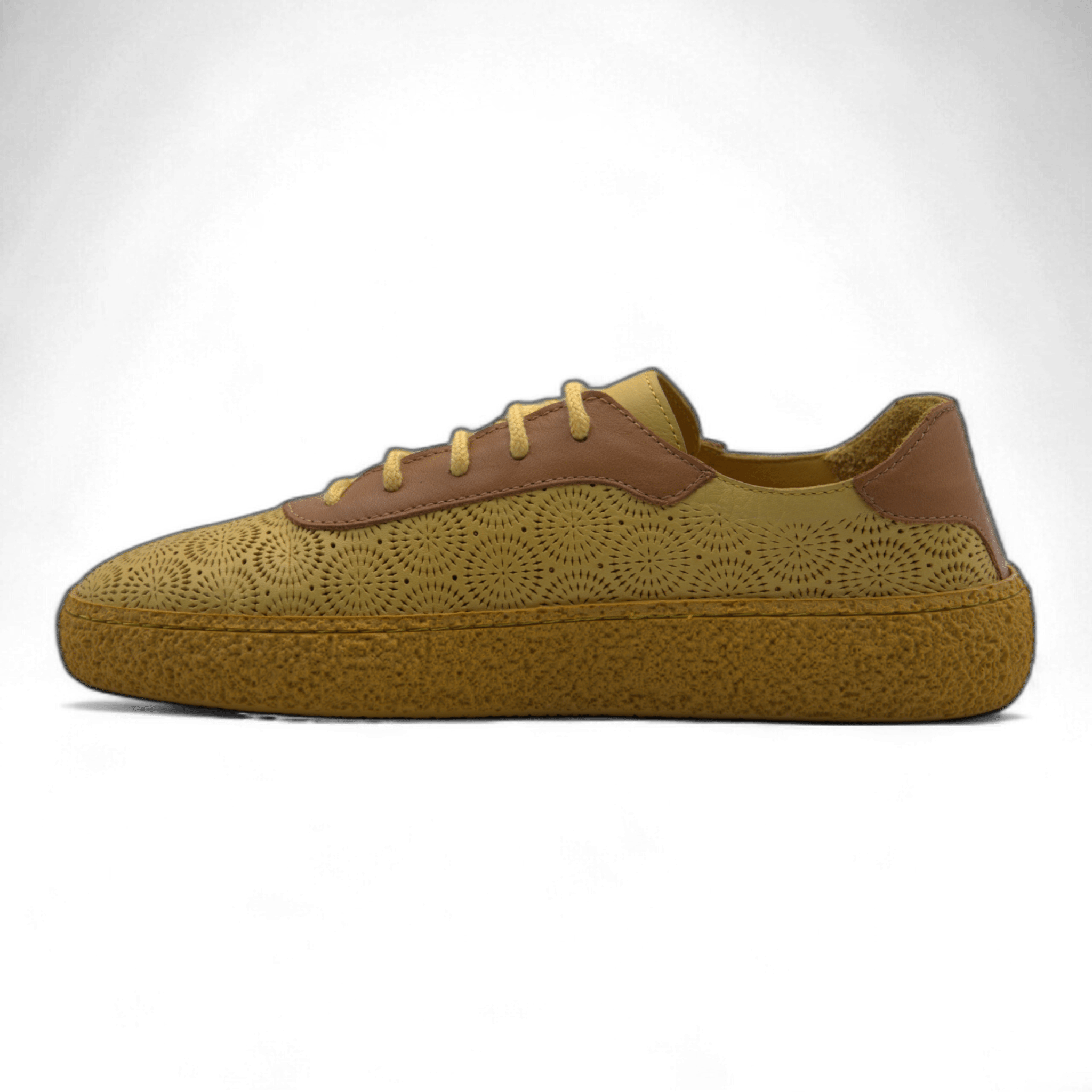 Women's Lace-Up Slip On Leather Sneakers (Colette Style) - Wear Sierra