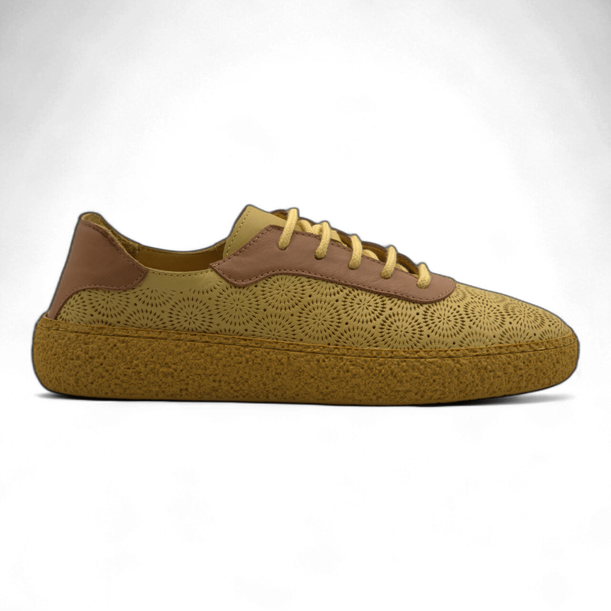 Women's Lace-Up Slip On Leather Sneakers (Colette Style) - Wear Sierra