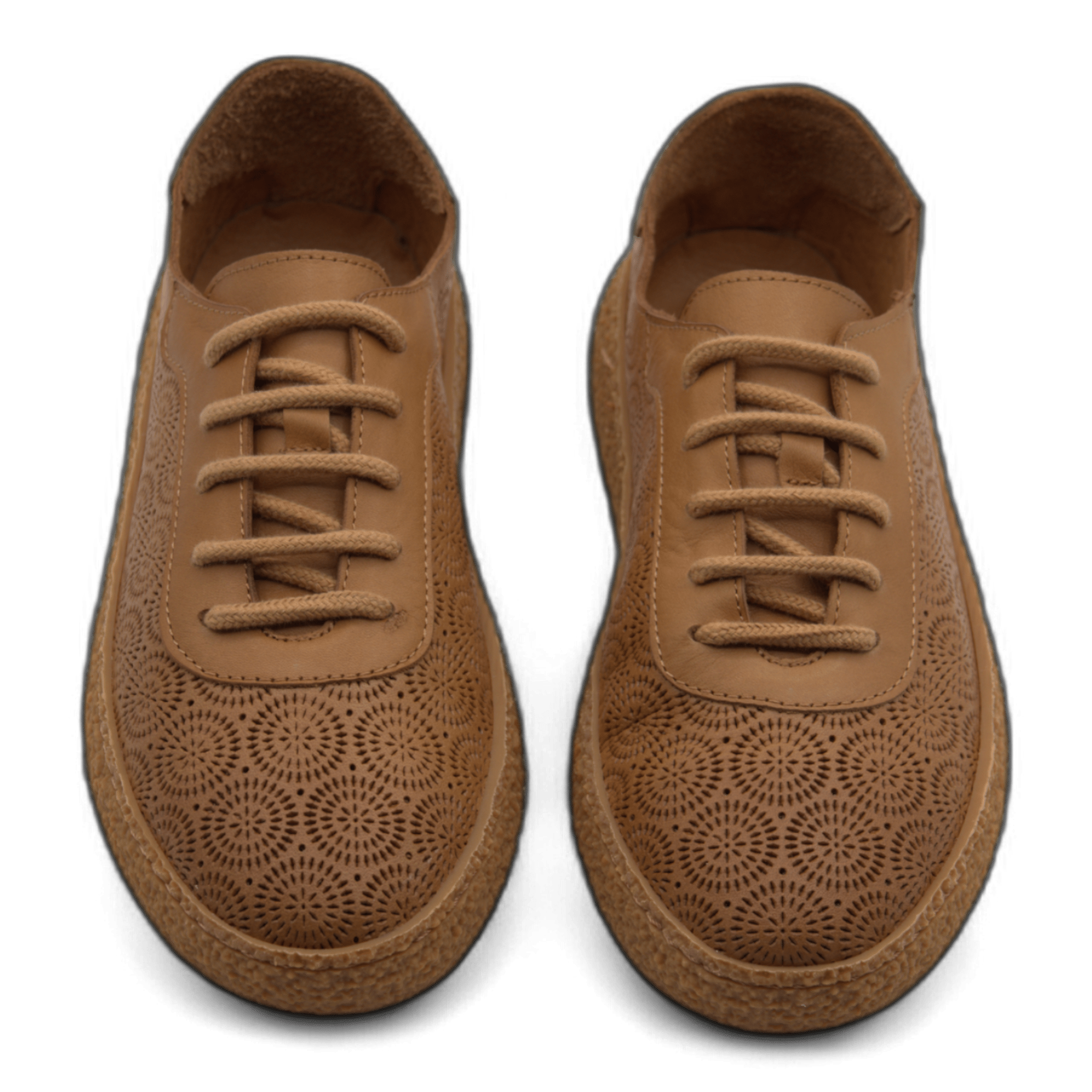 Women's Lace-Up Slip On Leather Sneakers (Colette Style) - Wear Sierra