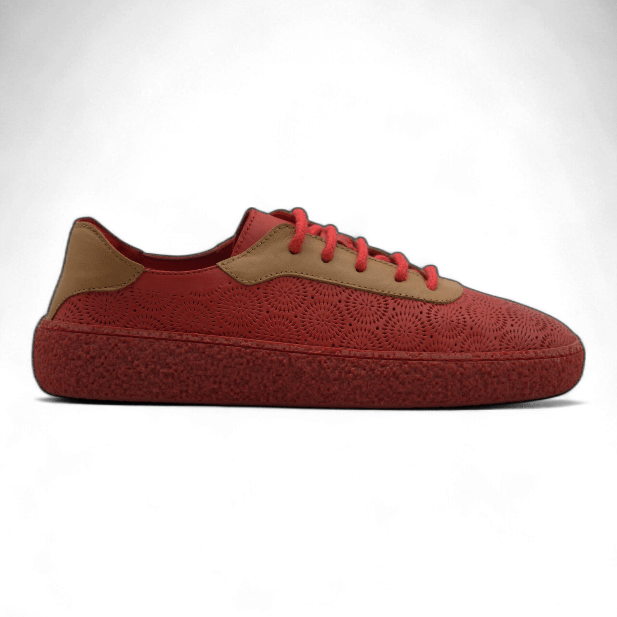 Women's Lace-Up Slip On Leather Sneakers (Colette Style) - Wear Sierra