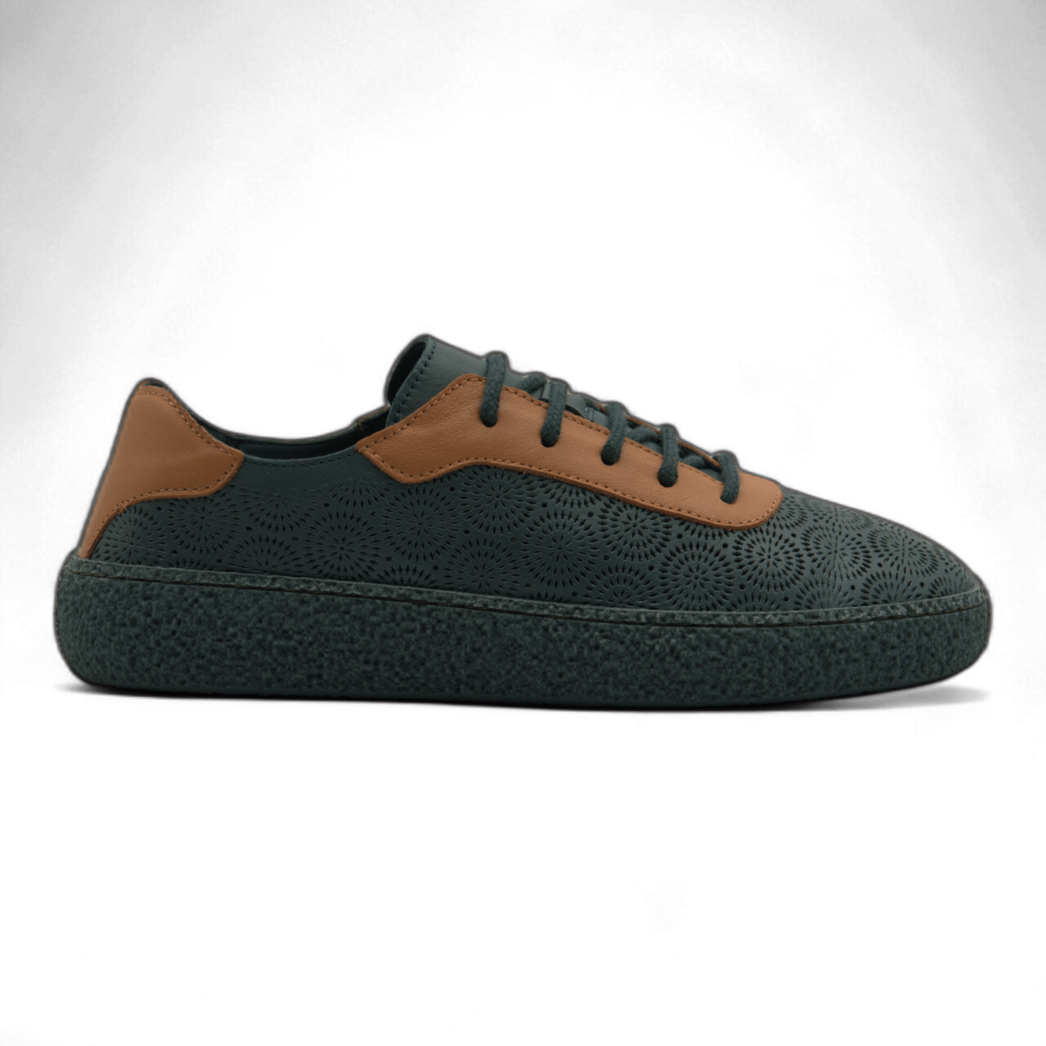 Women's Lace-Up Slip On Leather Sneakers (Colette Style) - Wear Sierra