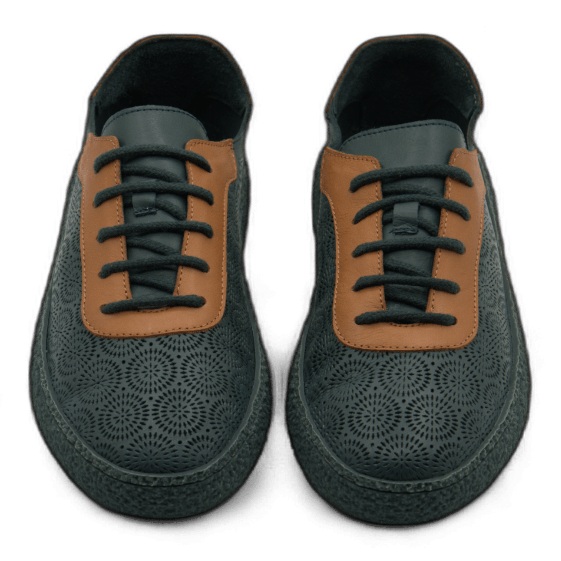 Women's Lace-Up Slip On Leather Sneakers (Colette Style) - Wear Sierra
