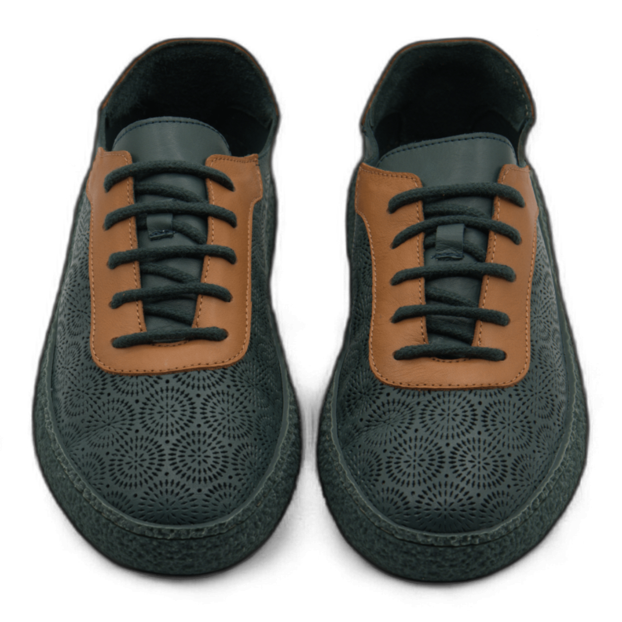 Women's Lace-Up Slip On Leather Sneakers (Colette Style) - Wear Sierra