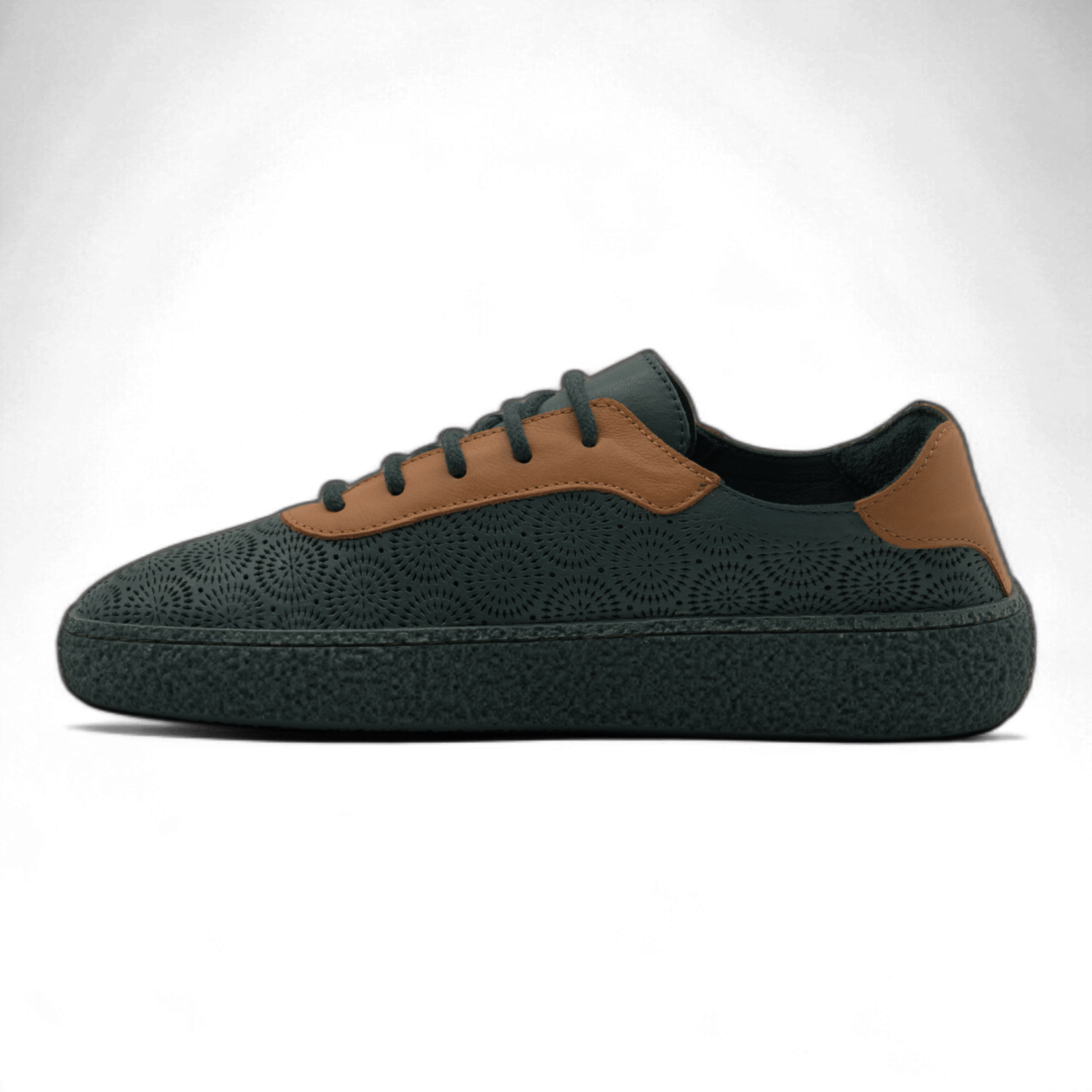 Women's Lace-Up Slip On Leather Sneakers (Colette Style) - Wear Sierra
