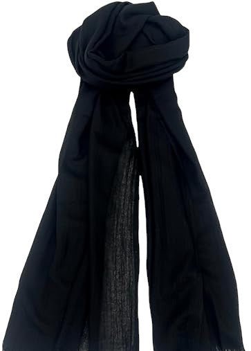 Women's Lightweight Linen-Like Sheer Scarves in Jewel Tone Colors - Wear Sierra