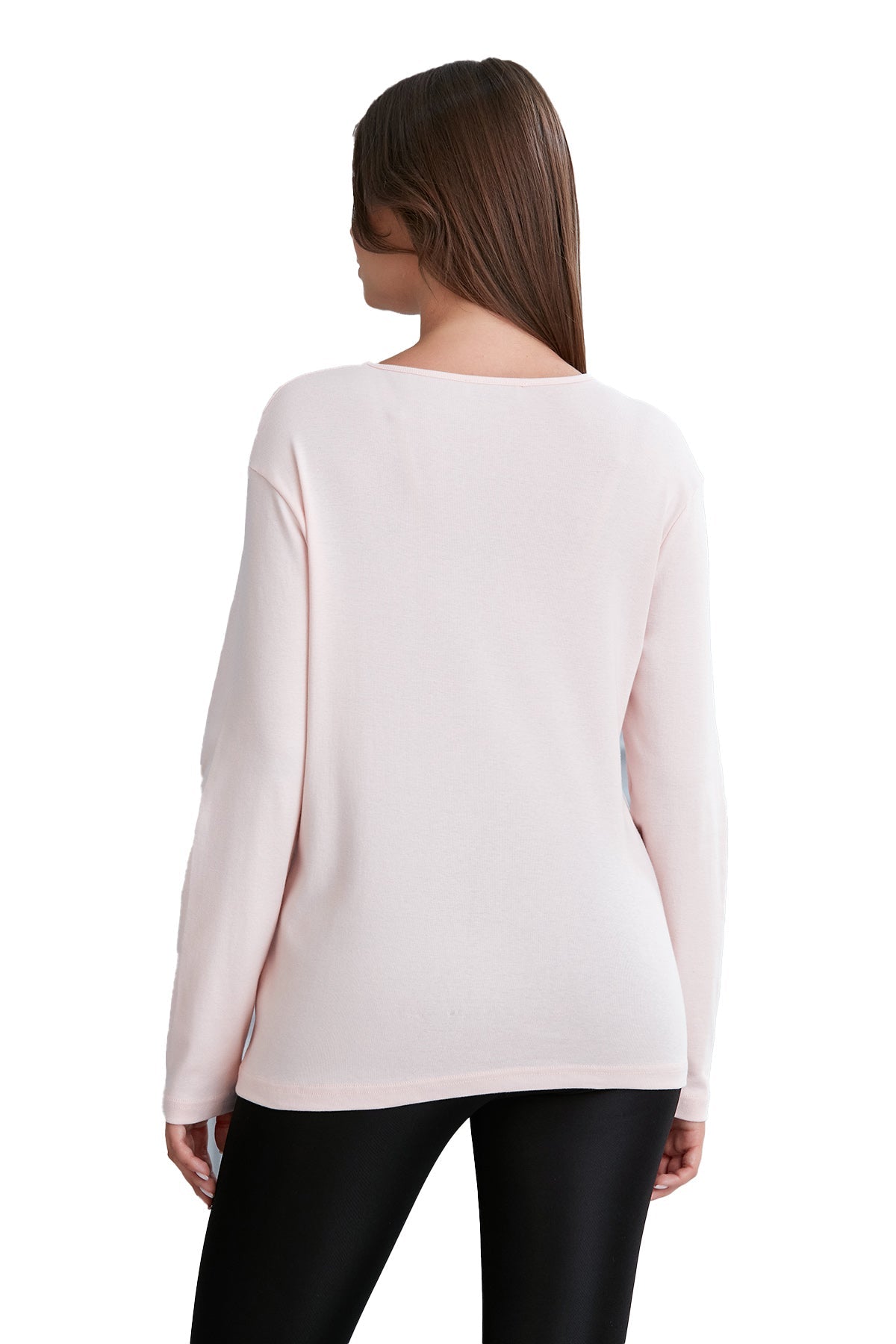 Women's Long-Sleeve Scoop Neck Shirt in Pretty Fall Colors - Wear Sierra