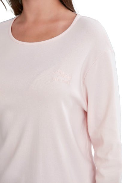 Women's Long-Sleeve Scoop Neck Shirt in Pretty Fall Colors - Wear Sierra