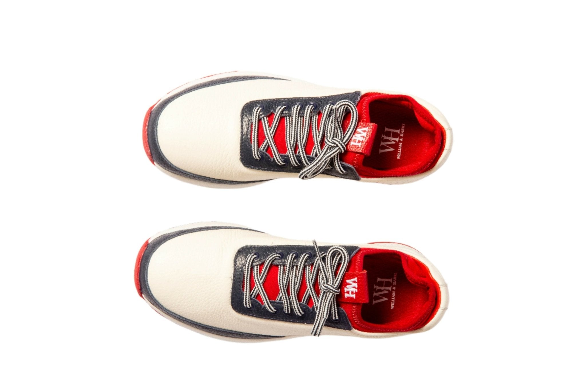 Women's Lynx Deerskin Golf Shoes in Navy & Red - Wear Sierra