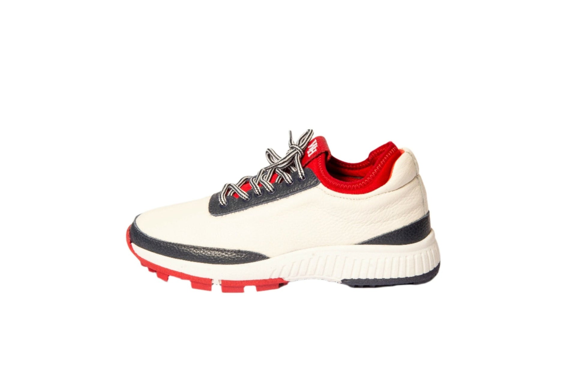 Women's Lynx Deerskin Golf Shoes in Navy & Red - Wear Sierra