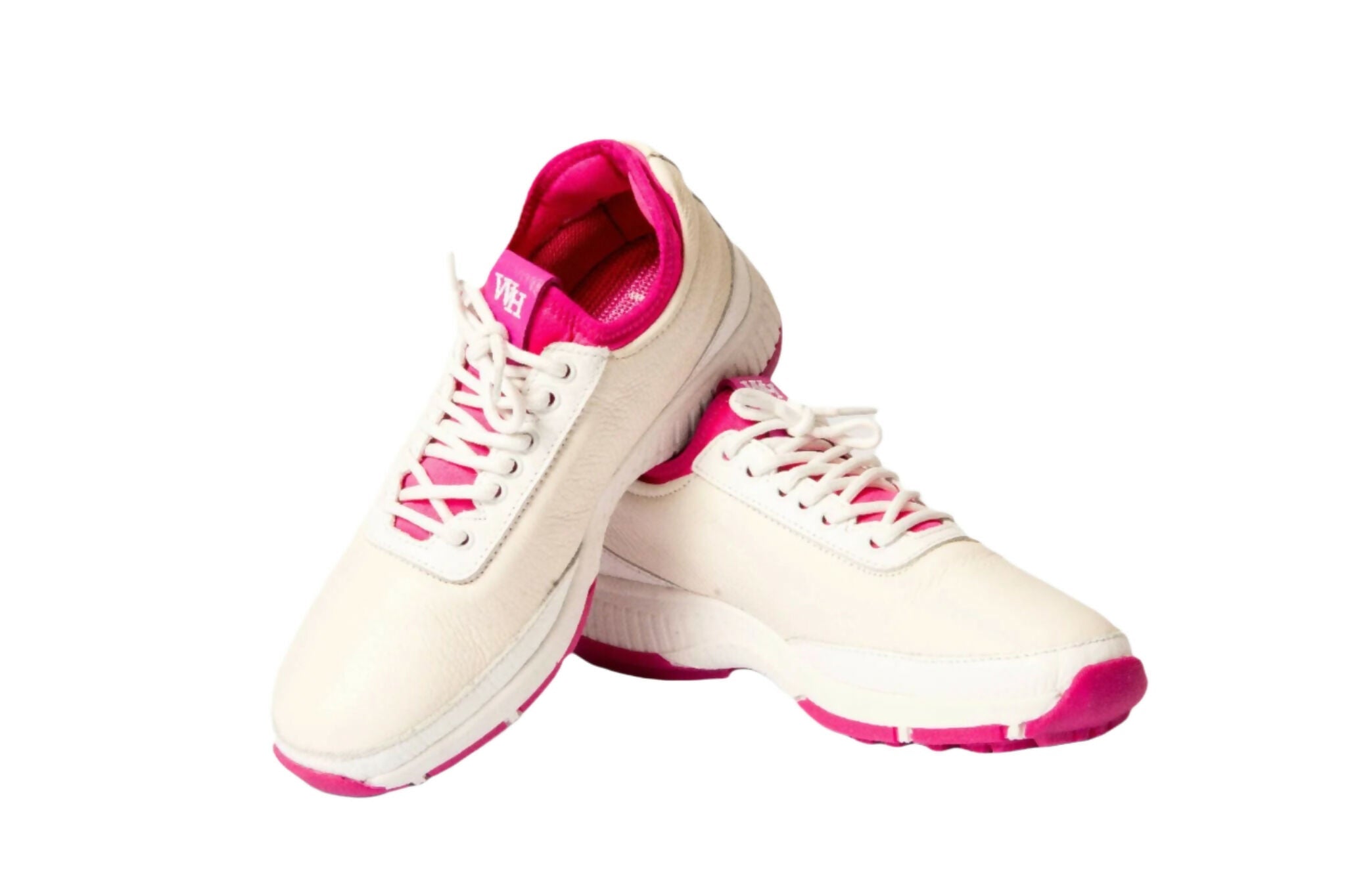 Women's Lynx Deerskin Golf Shoes in Pink - Wear Sierra