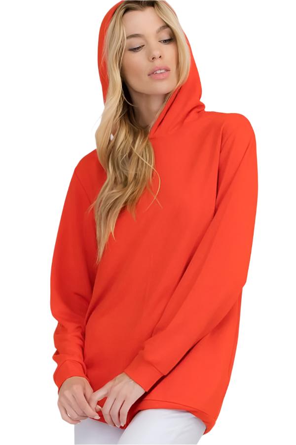 Women's Regular and Plus Size French Terry Activewear Hoodie - Great for Cool Mornings, Workout Gear and Layering - Wear Sierra