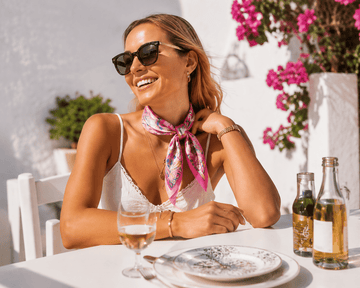 Women's Silky, Satin Twill Scarf Collection – Fashion Accessories in a Colorful 2-Piece Set - Wear Sierra